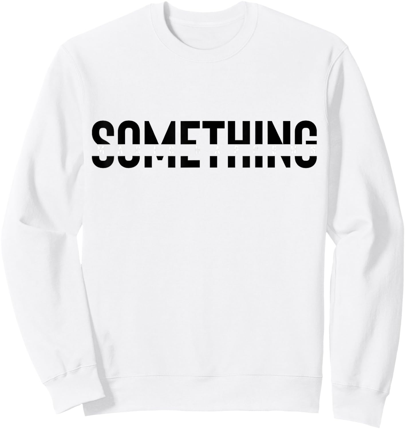 Something Magic Happens orange Oriole Sweatshirt - Sweatshirt | White