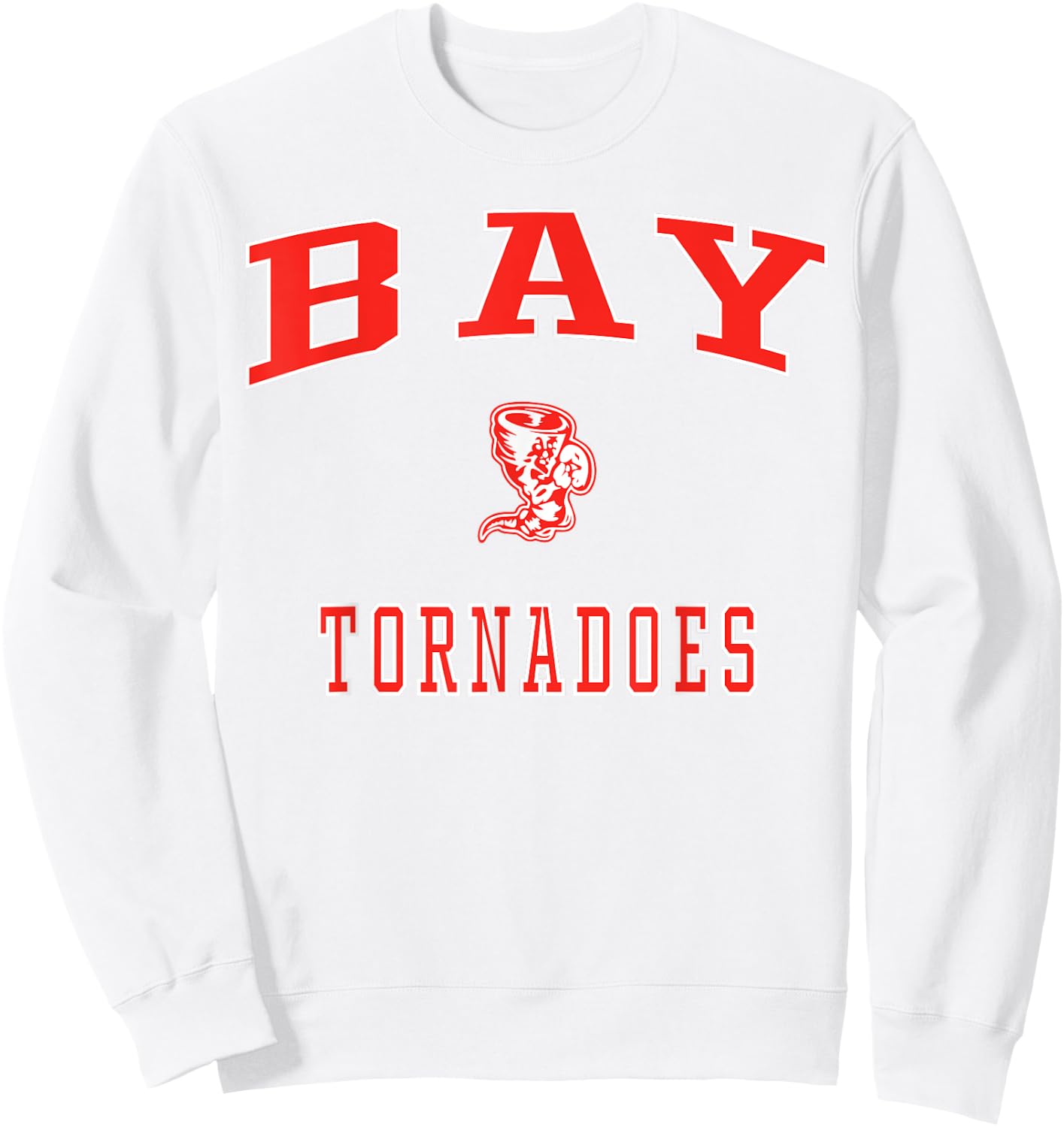 Bay High School Tornadoes Sweatshirt - Sweatshirt | White