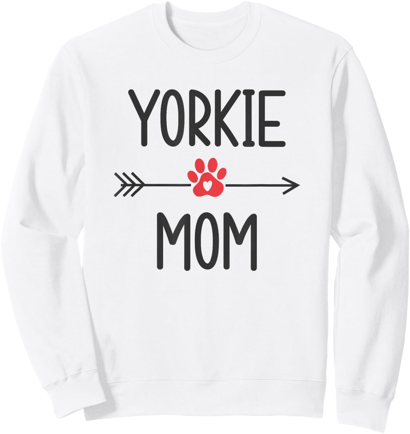 Yorkie Mom Yorkshire Terrier Dog Lovers Gift Women Yorkie Sweatshirt - Sweatshirt | White