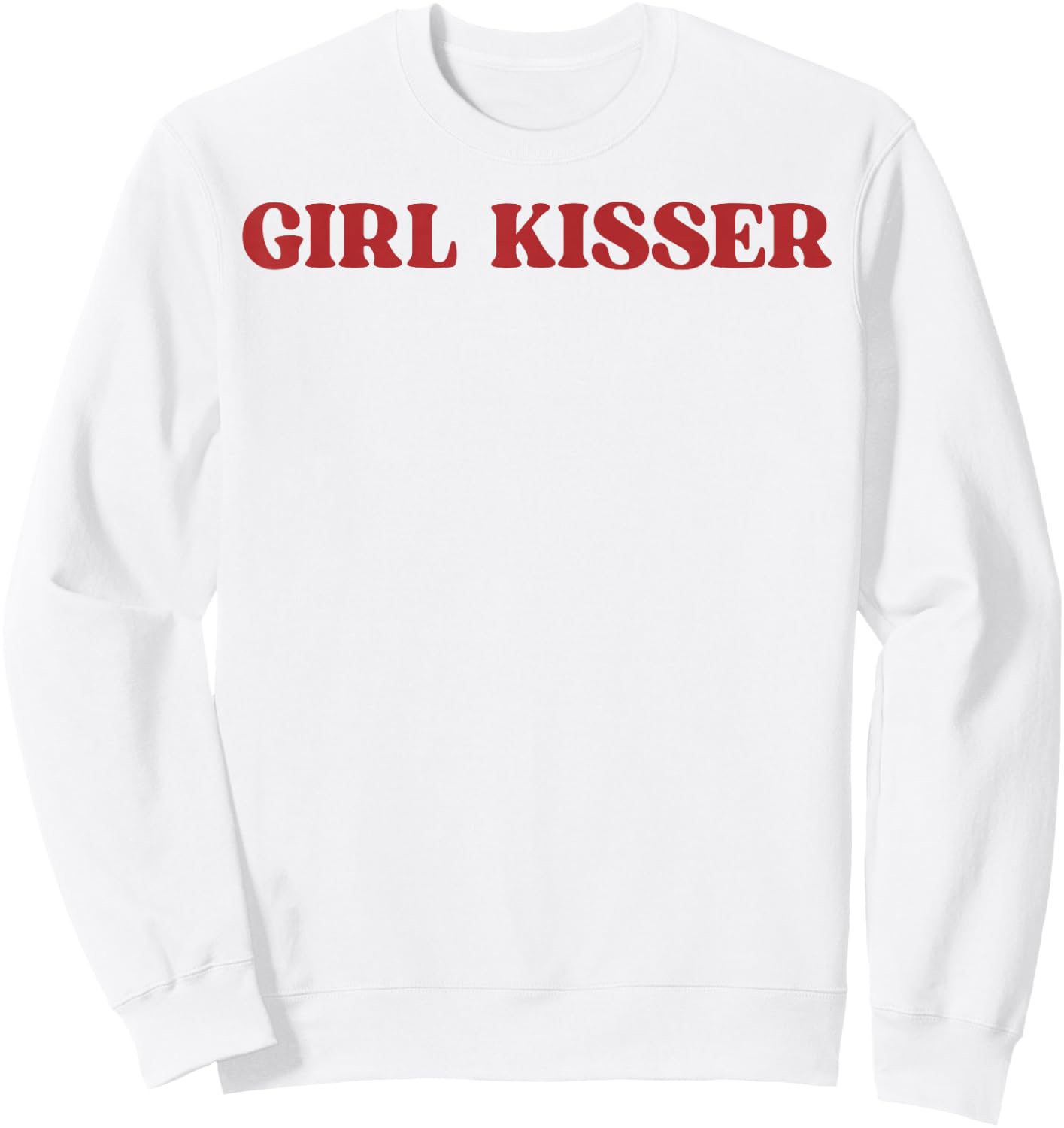 Girl Kisser Lesbian LGBT Gay Bisexual Trans Pride Pansexual Sweatshirt - Sweatshirt | White