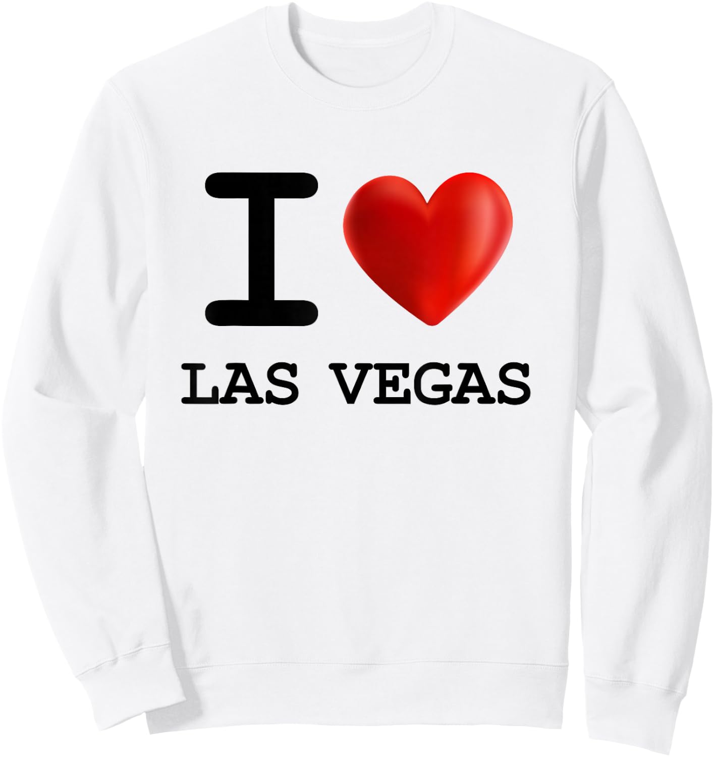 I Love Las Vegas Souvenir , blue Sweatshirt - Sweatshirt | White