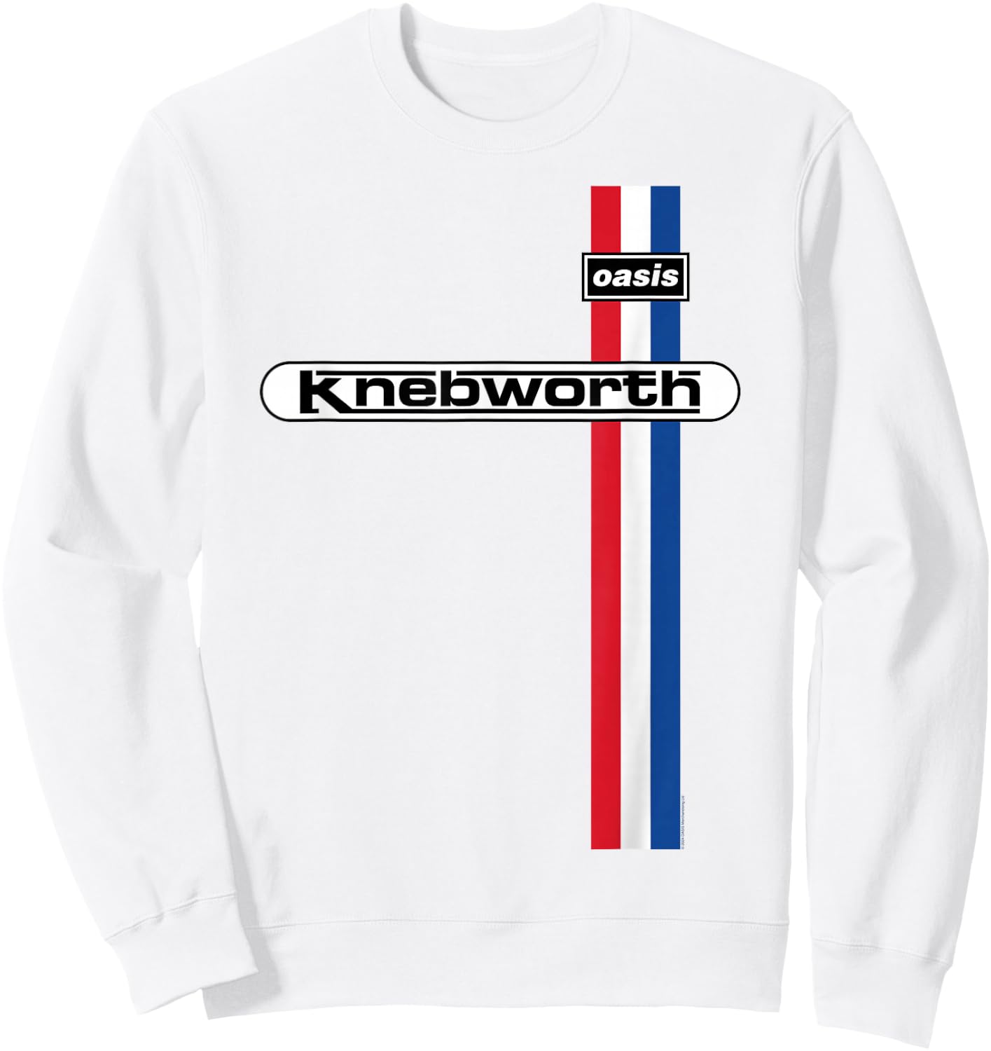 Oasis Knebworth In White , white, S Sweatshirt - Sweatshirt | White