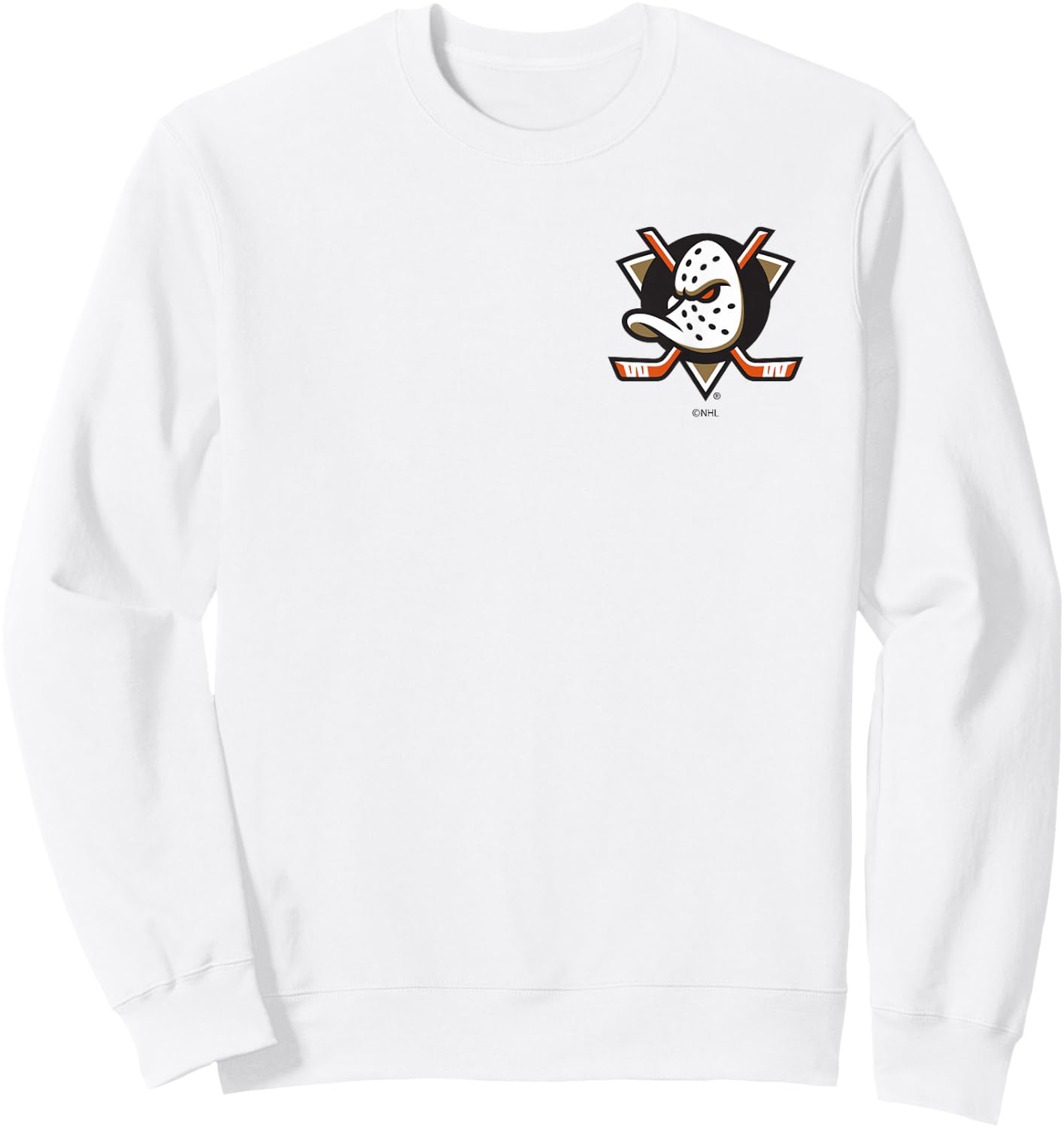 Anaheim Ducks Support Gray Officially Licensed Sweatshirt - Sweatshirt | White