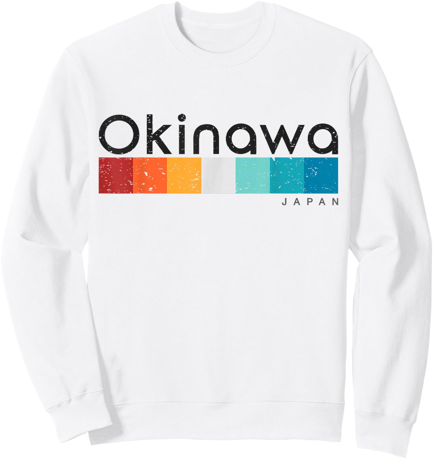 Vintage- im Retrodesign von Okinawa Japan Sweatshirt - Sweatshirt | White