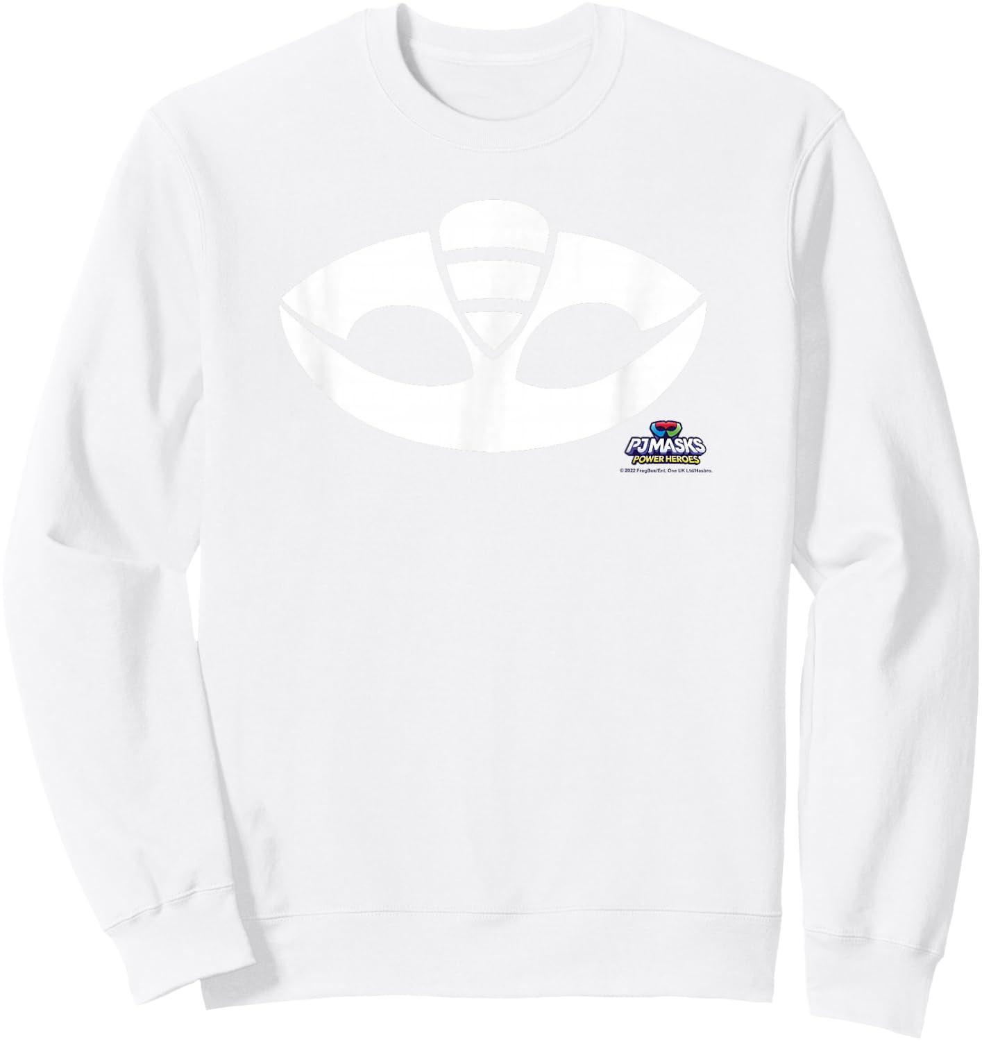 PJ Masks Gekko Icon Mask Lizard Power Logo Sweatshirt - Sweatshirt | White