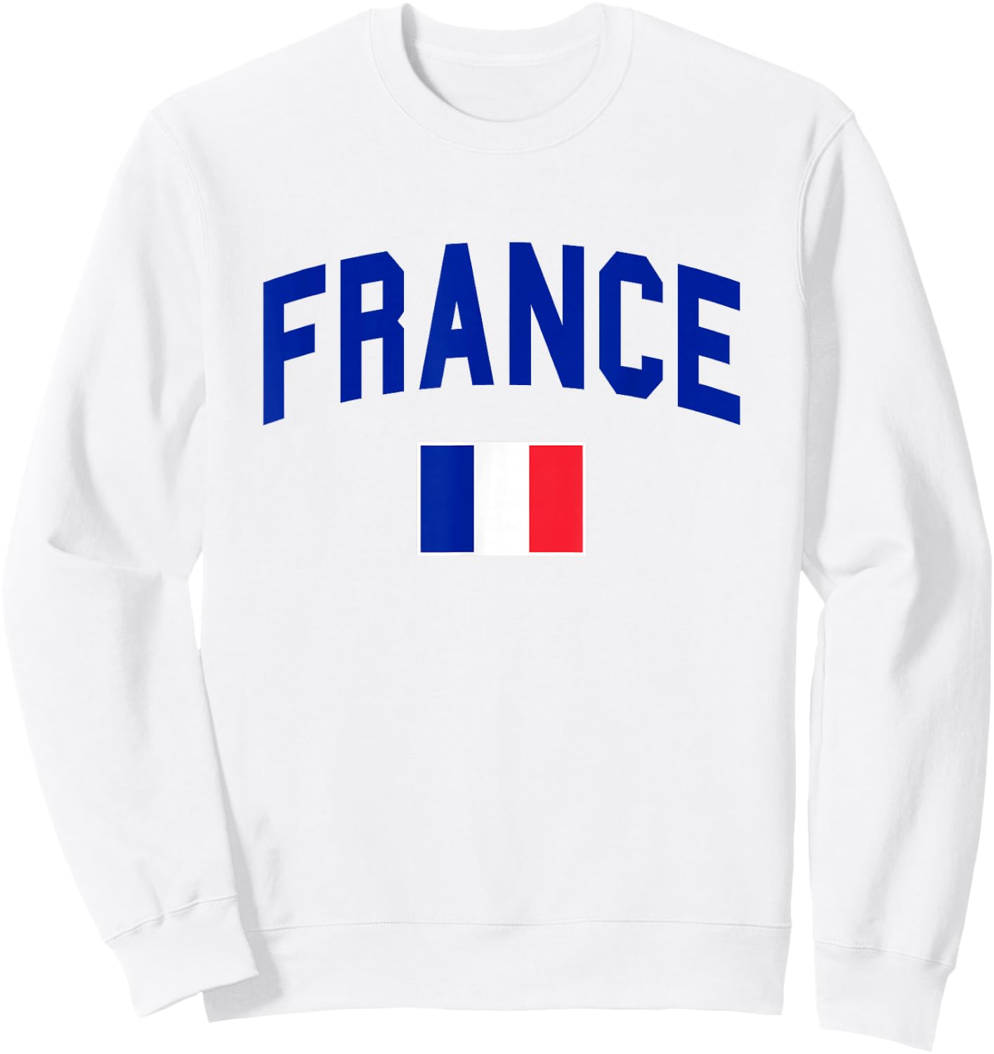 France - Flag of France - Throwback Design - Classic Sweatshirt - Sweatshirt | White
