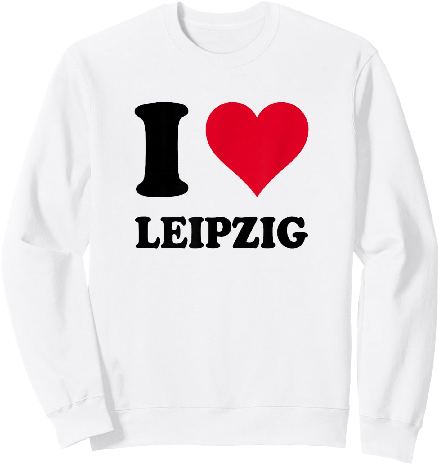 Ich Liebe Leipzig Sweatshirt - Sweatshirt | White