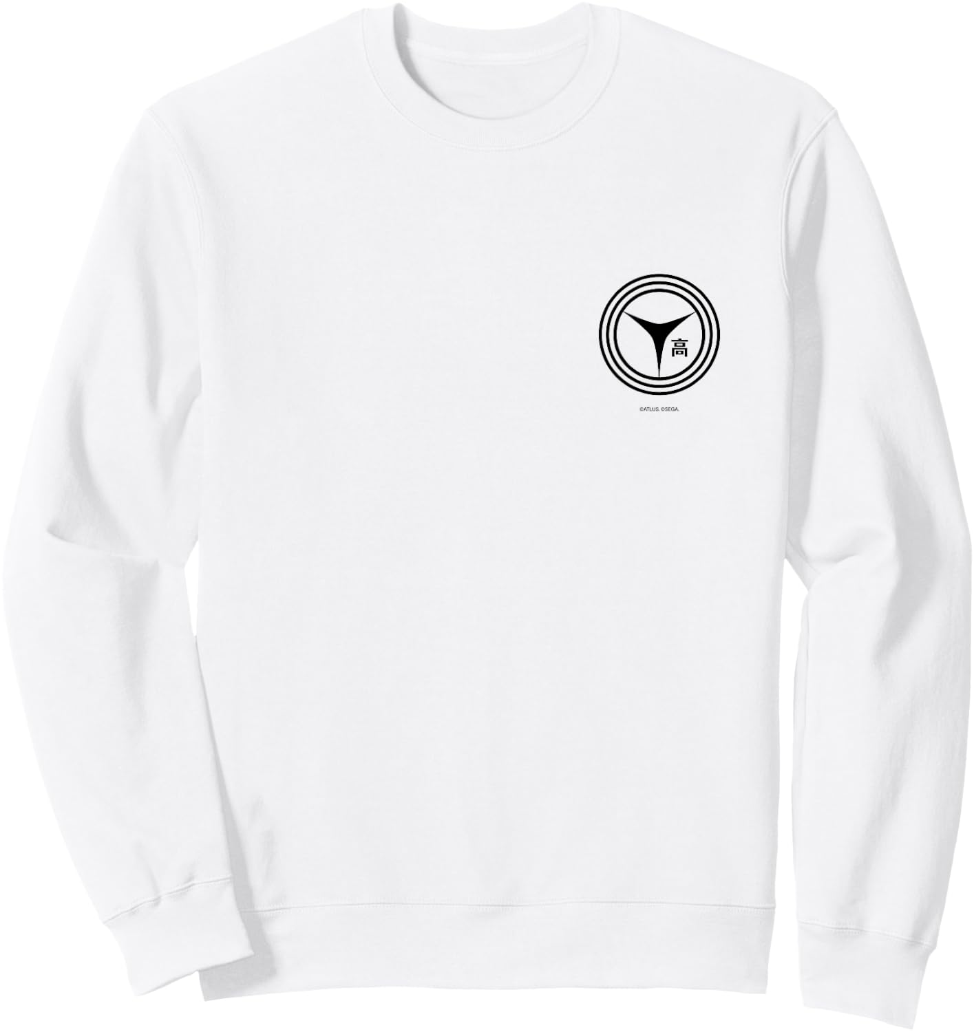 Persona 4 Golden Yasogami High School Emblem (Lt) ATLUS Sweatshirt - Sweatshirt | White