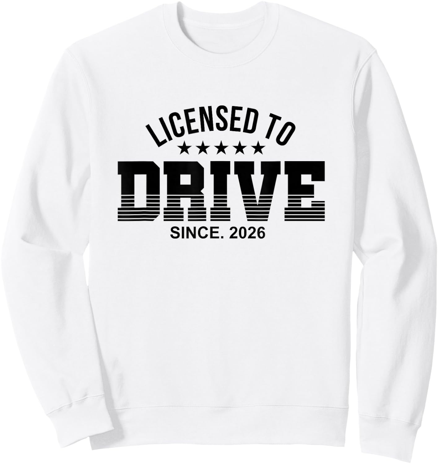 Führerscheinprüfung Fahrprüfung bestanden Führerschein 2026 Sweatshirt - Sweatshirt | White