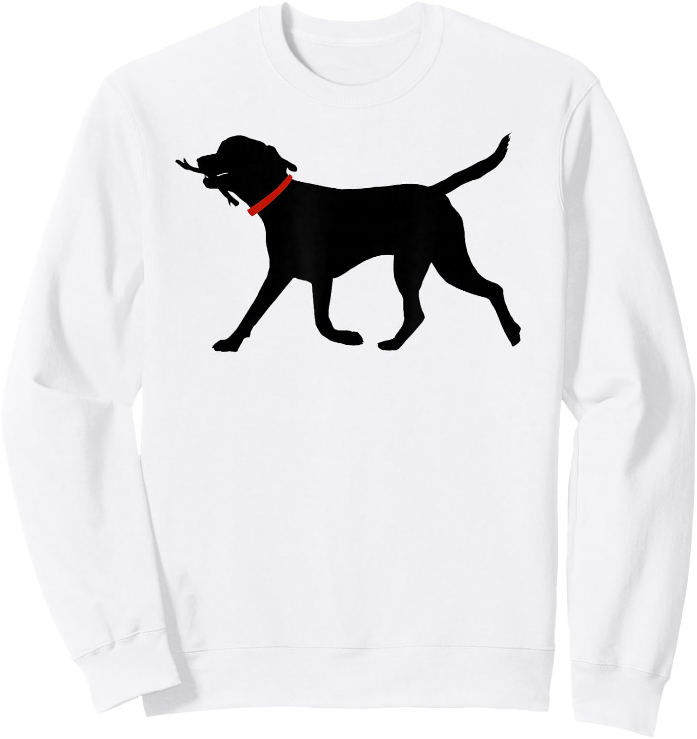 Labrador Retriever Shirt Play Fetch Black Lab Sweatshirt - Sweatshirt | White
