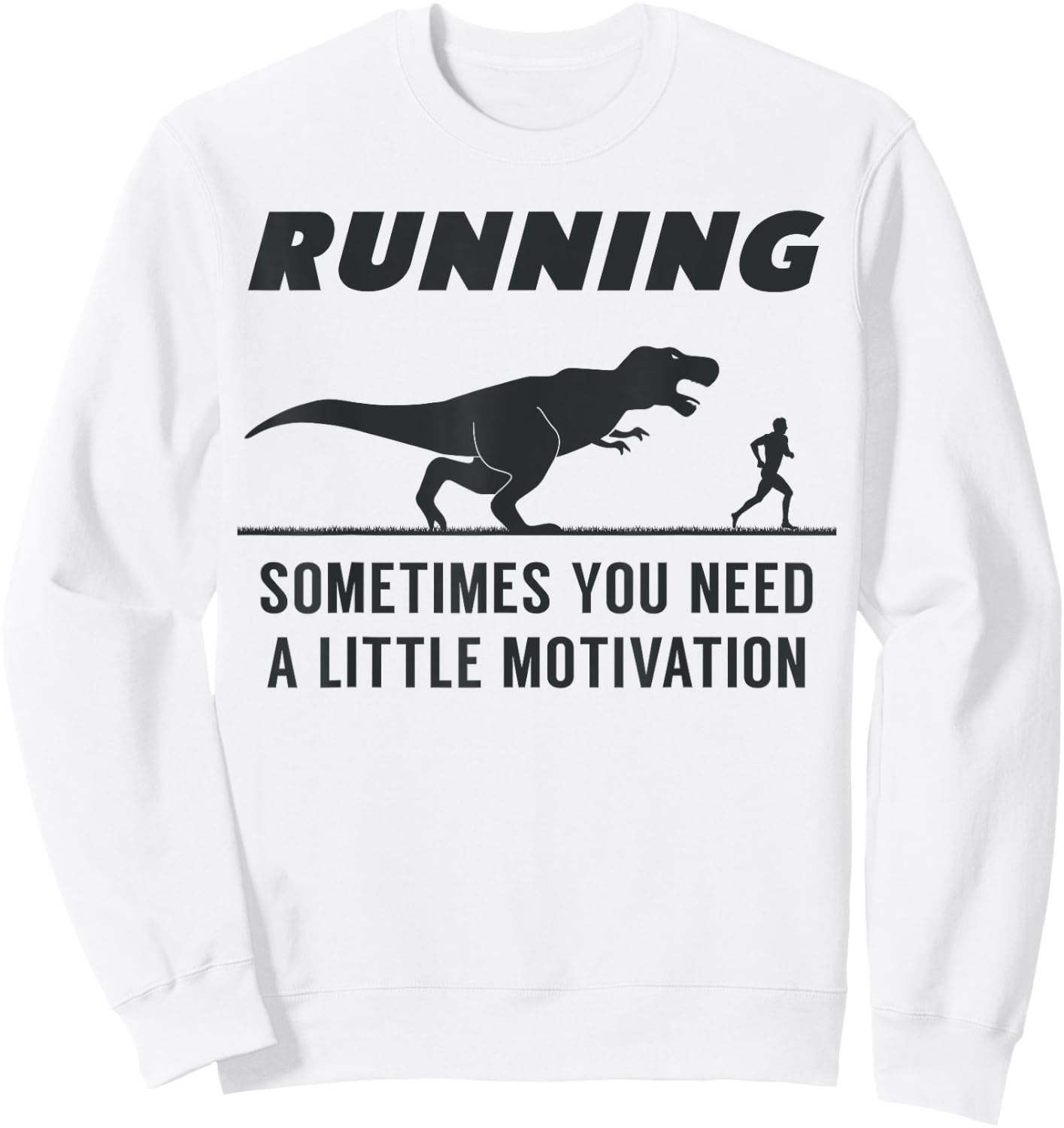 Funny Running Lover Fitness Gym Workout Shirt Gift Men Women Sweatshirt - Sweatshirt | White