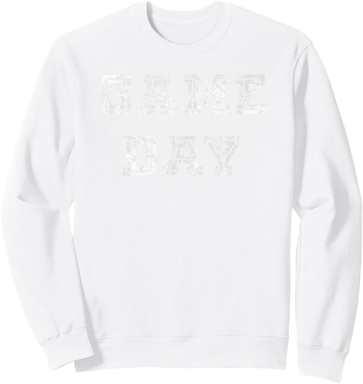Game Day Football Shirt Men Women Kids Vintage Football Gift Sweatshirt - Sweatshirt | White
