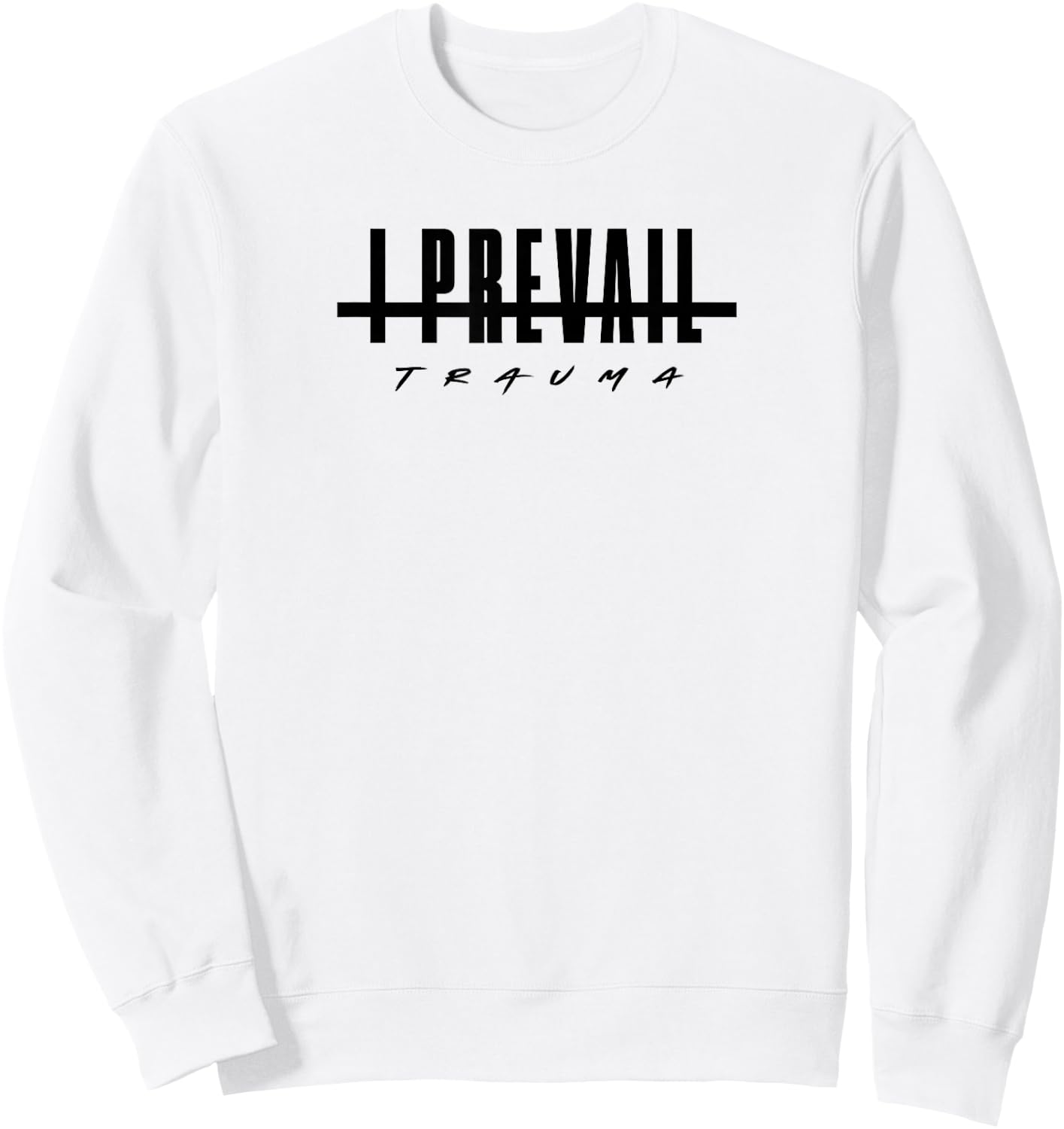 I Prevail - Diagonal - Official Merchandise Sweatshirt - Sweatshirt | White