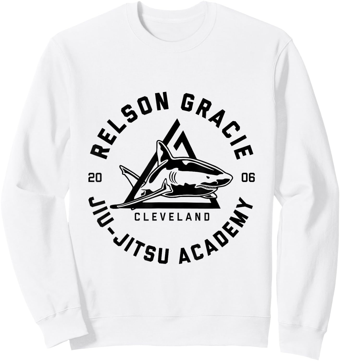 Relson Gracie Cleveland Jiu-Jitsu Sweatshirt - Sweatshirt | White