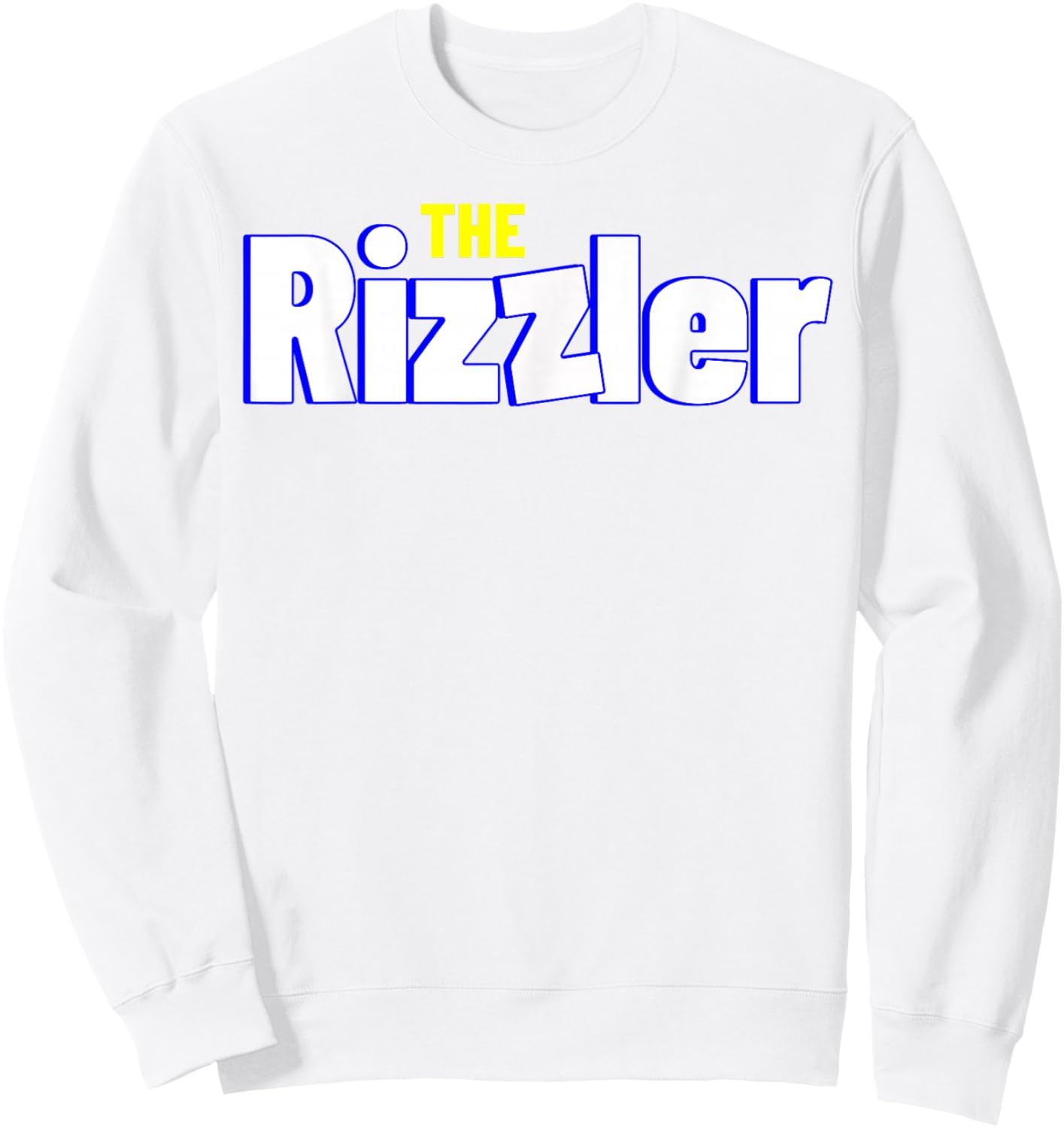 The Rizzler For The Rizz God Sweatshirt - Sweatshirt | White