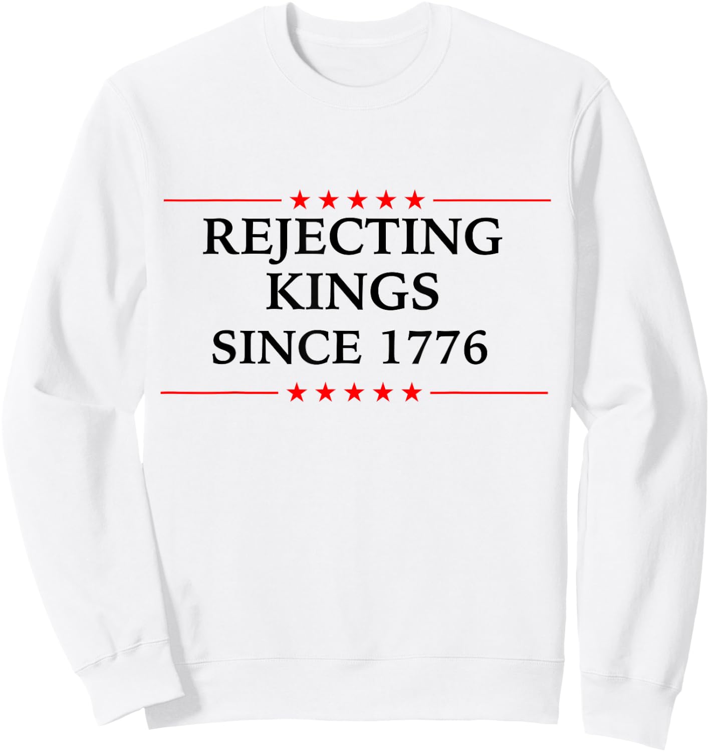 Funny 4th of July for Democrats Sweatshirt - Sweatshirt | White