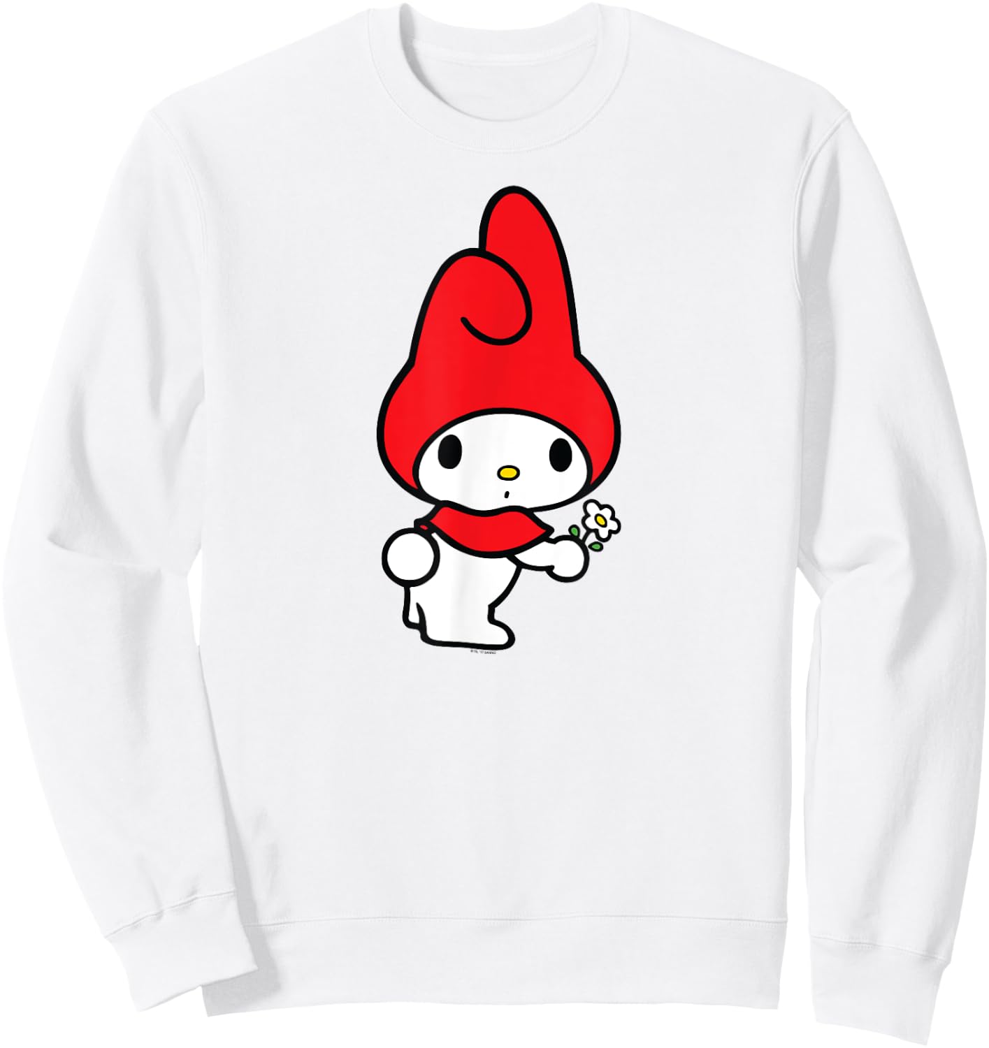 My Melody Flower Sweatshirt - Sweatshirt | White
