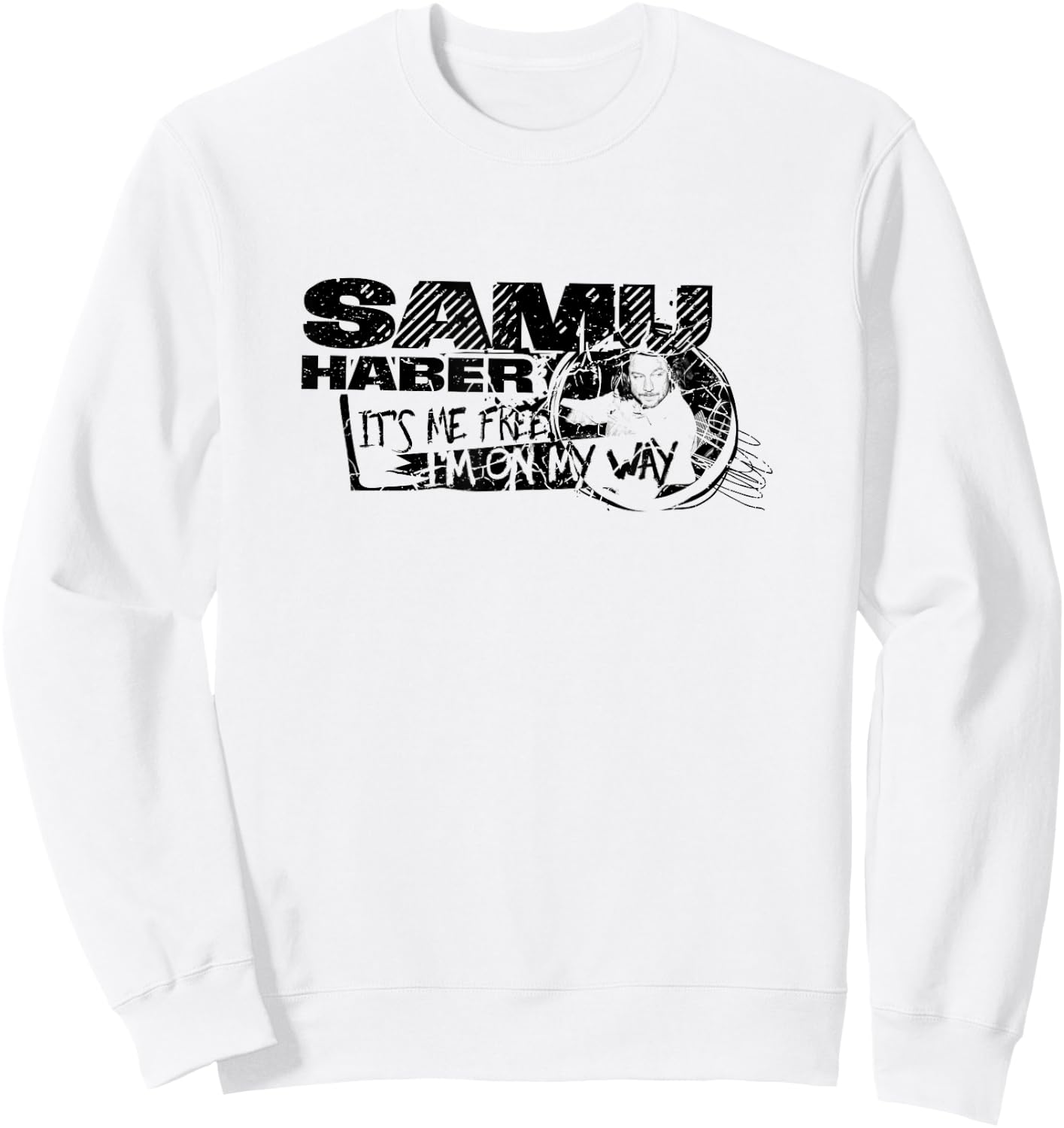 Samu Haber My Future TS , Erwachsene, Weiß, S, Kurzarm Sweatshirt - Sweatshirt | White