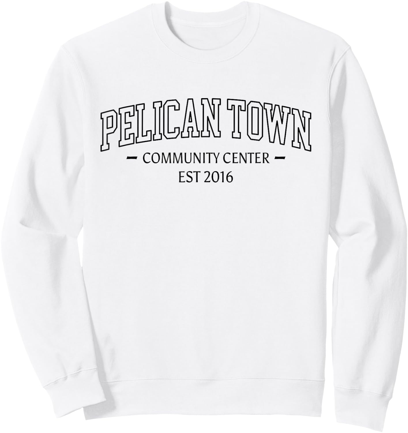 Pelican Town Community Center Est 2016 Sweatshirt - Sweatshirt | White