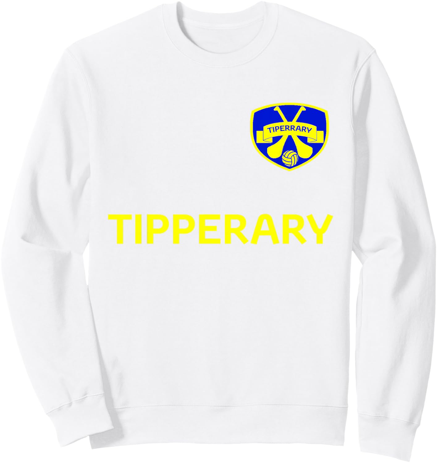 Ireland - County Tipperary Football and Hurling Sweatshirt - Sweatshirt | White
