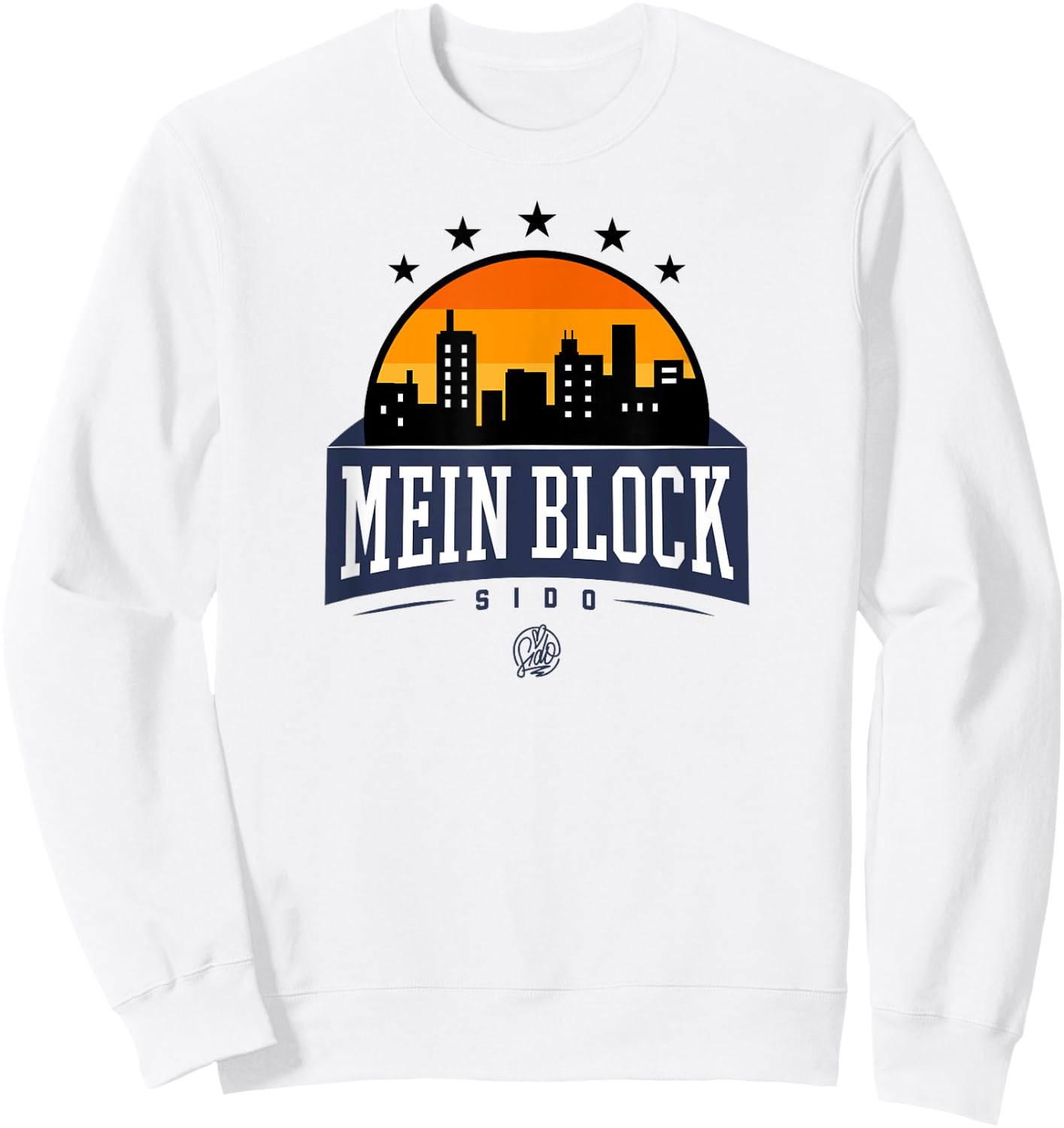 My Block , White Sweatshirt - Sweatshirt | White
