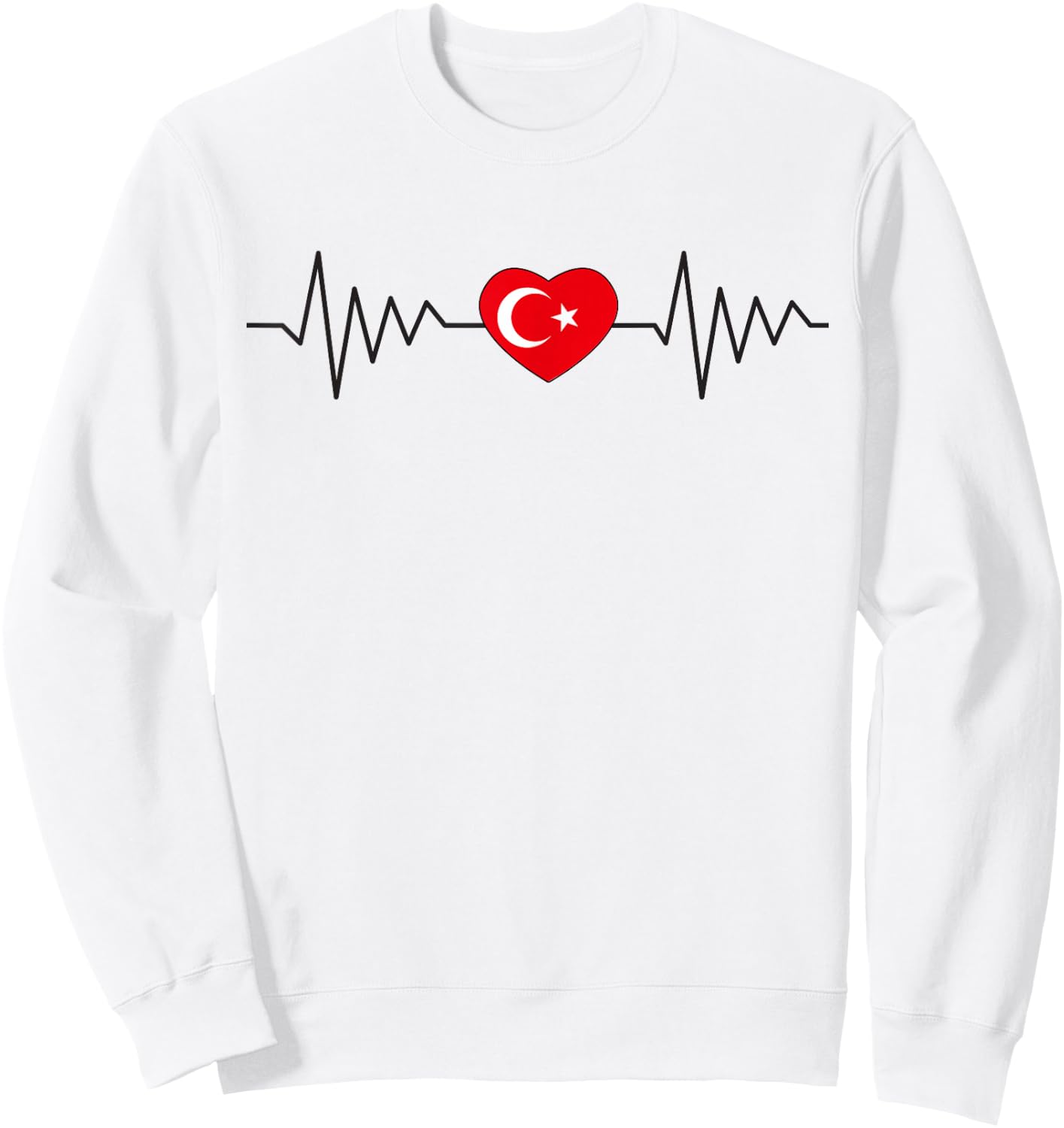 Türkei Flagge Türk Bayragi Herren Türkei Kinder Türkiye Sweatshirt - Sweatshirt | White