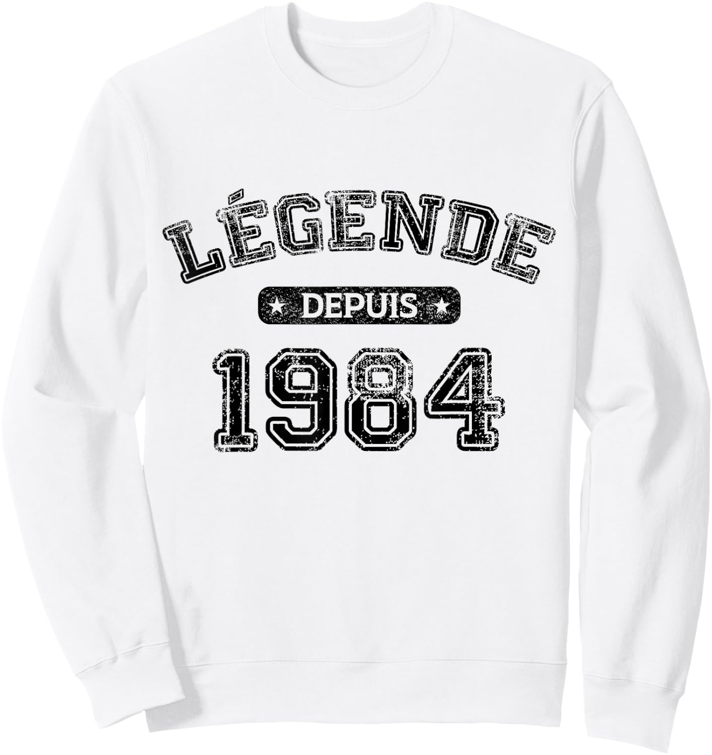 Birthday 40 Years Legend Since 1984 Birthday , grey, S Sweatshirt - Sweatshirt | White