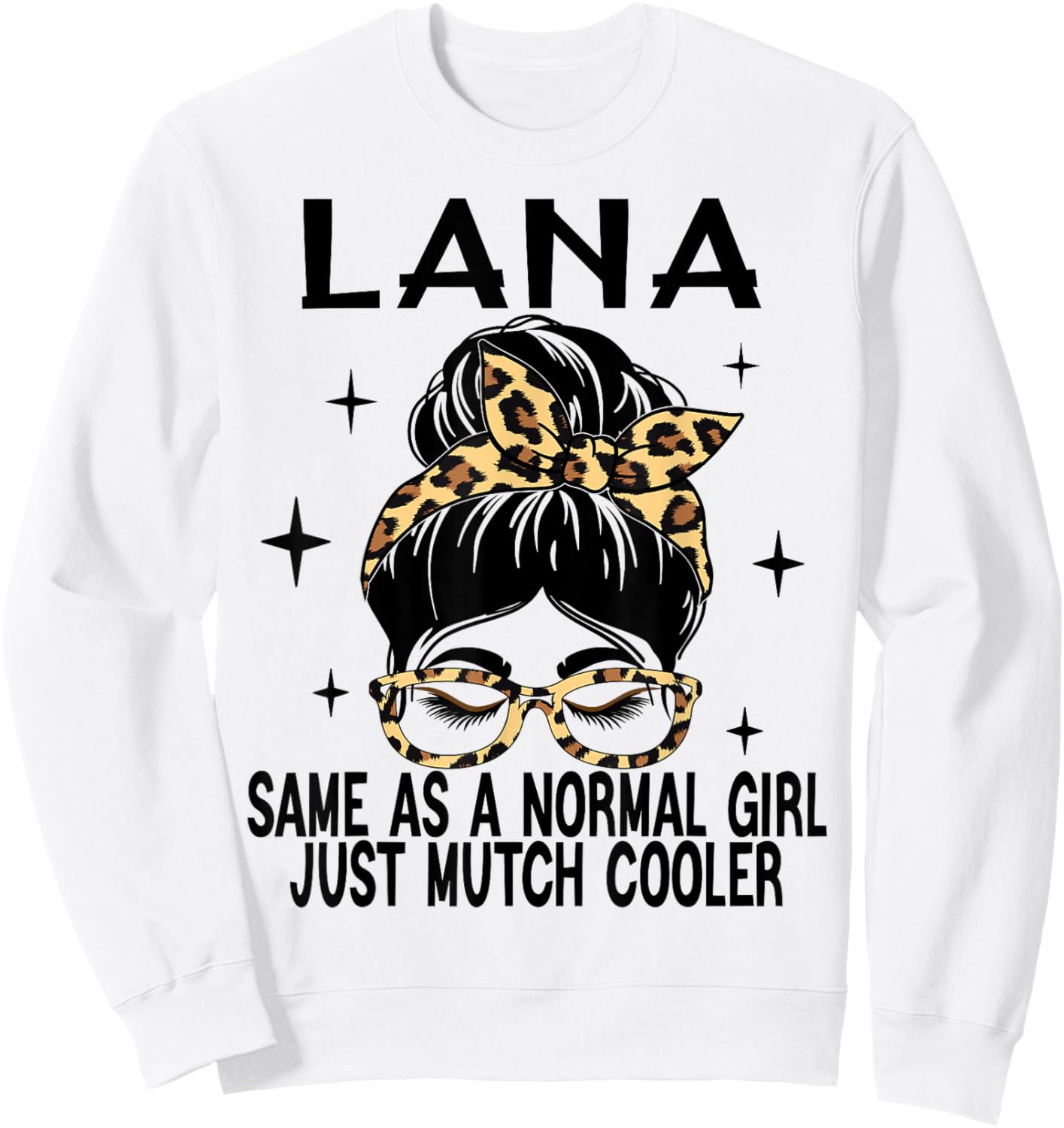 LANA Costume Cute Definition Personalized Name LANA Sweatshirt - Sweatshirt | White