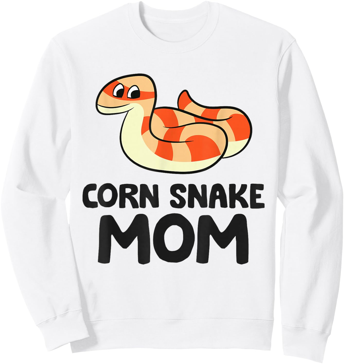 Corn Snake Pet Snake Funny Corn Snake Mom Sweatshirt - Sweatshirt | White