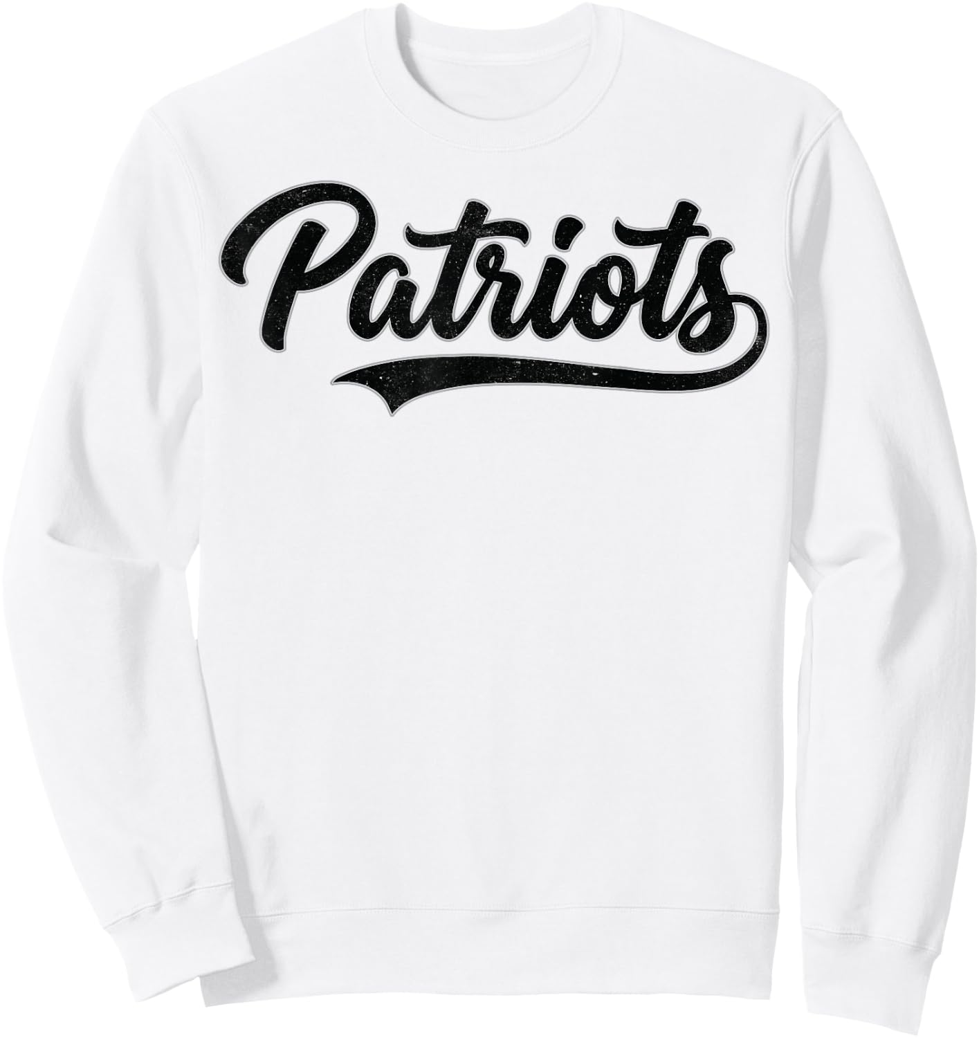 Patriots Vintage Name Women Boys Girls Kids Youth Sweatshirt - Sweatshirt | White