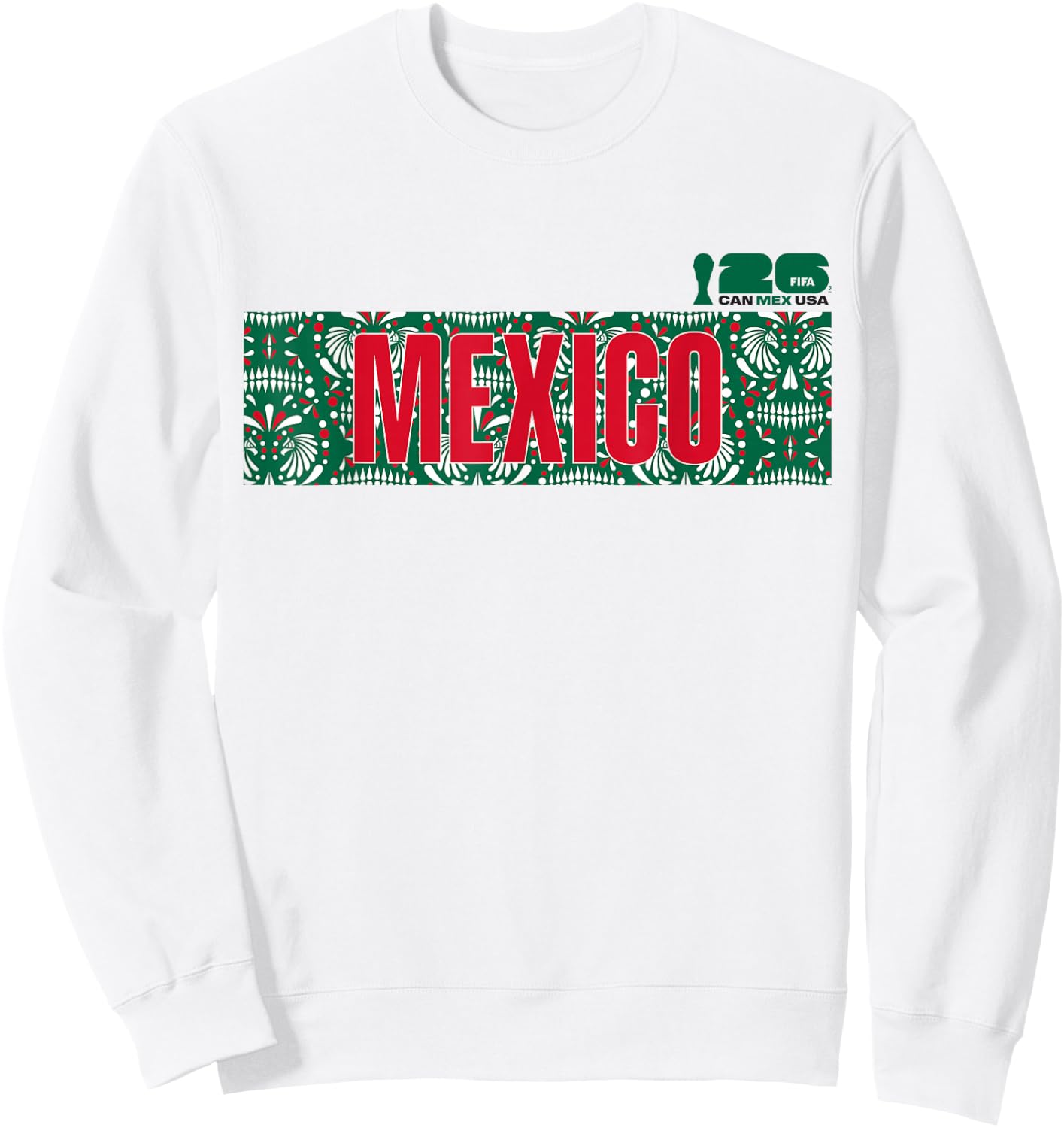 FIFA WORLD CUP26 Mexico Host Country Banner Sweatshirt - Sweatshirt | White