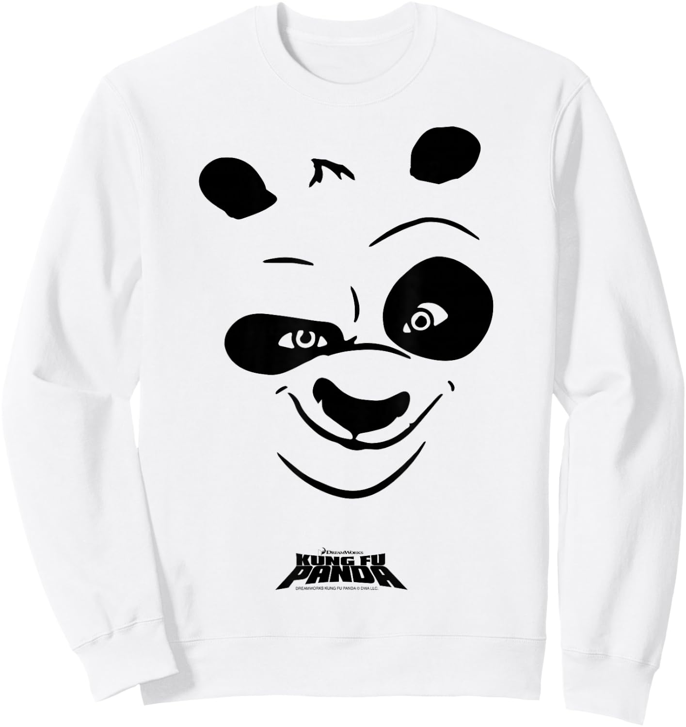 Halloween Big Face Costume Po Sweatshirt - Sweatshirt | White
