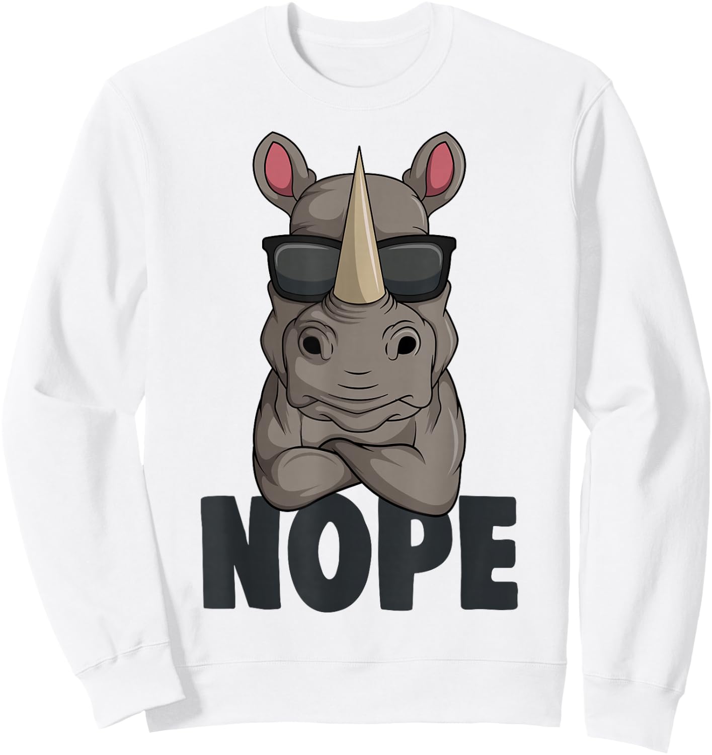 Rhino Children's Boys Women Rhinos Sweatshirt - Sweatshirt | White