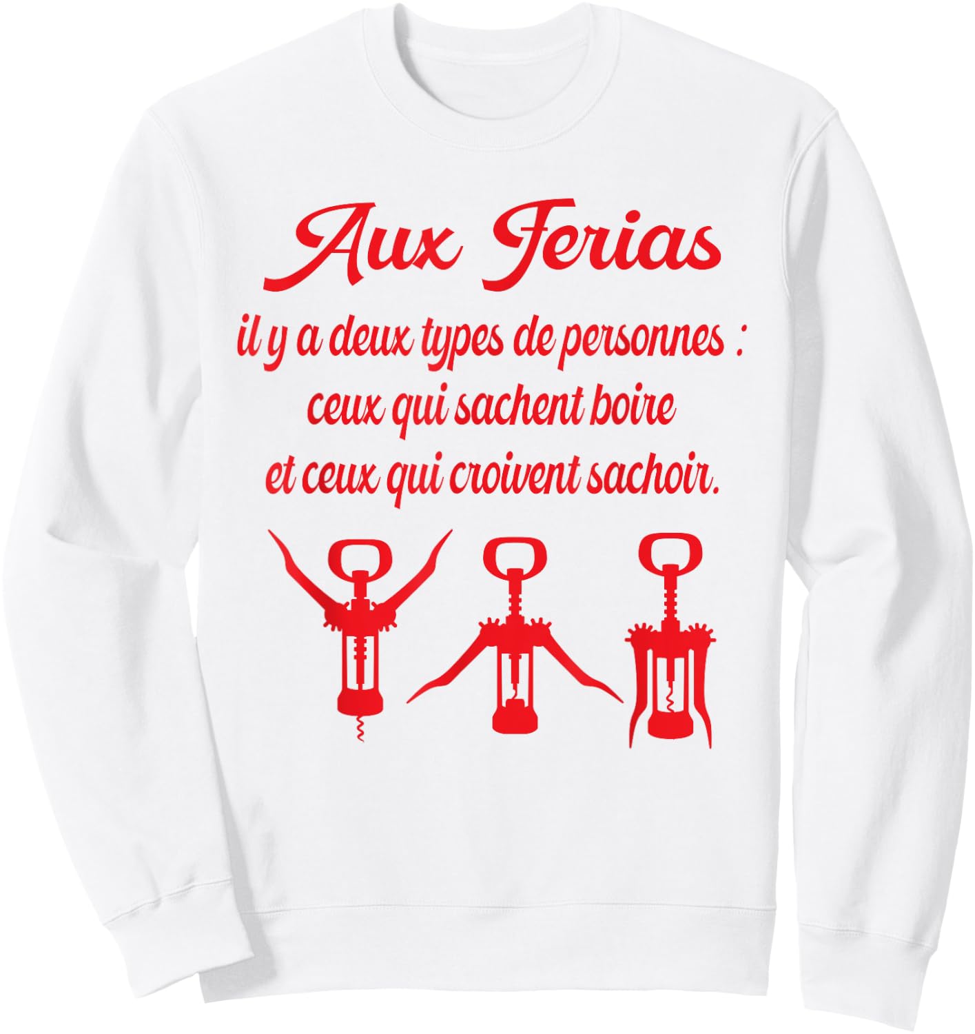 Feria Shooting Cap Drinking Aperitif Moderation Basque Country Tapas Sweatshirt - Sweatshirt | White