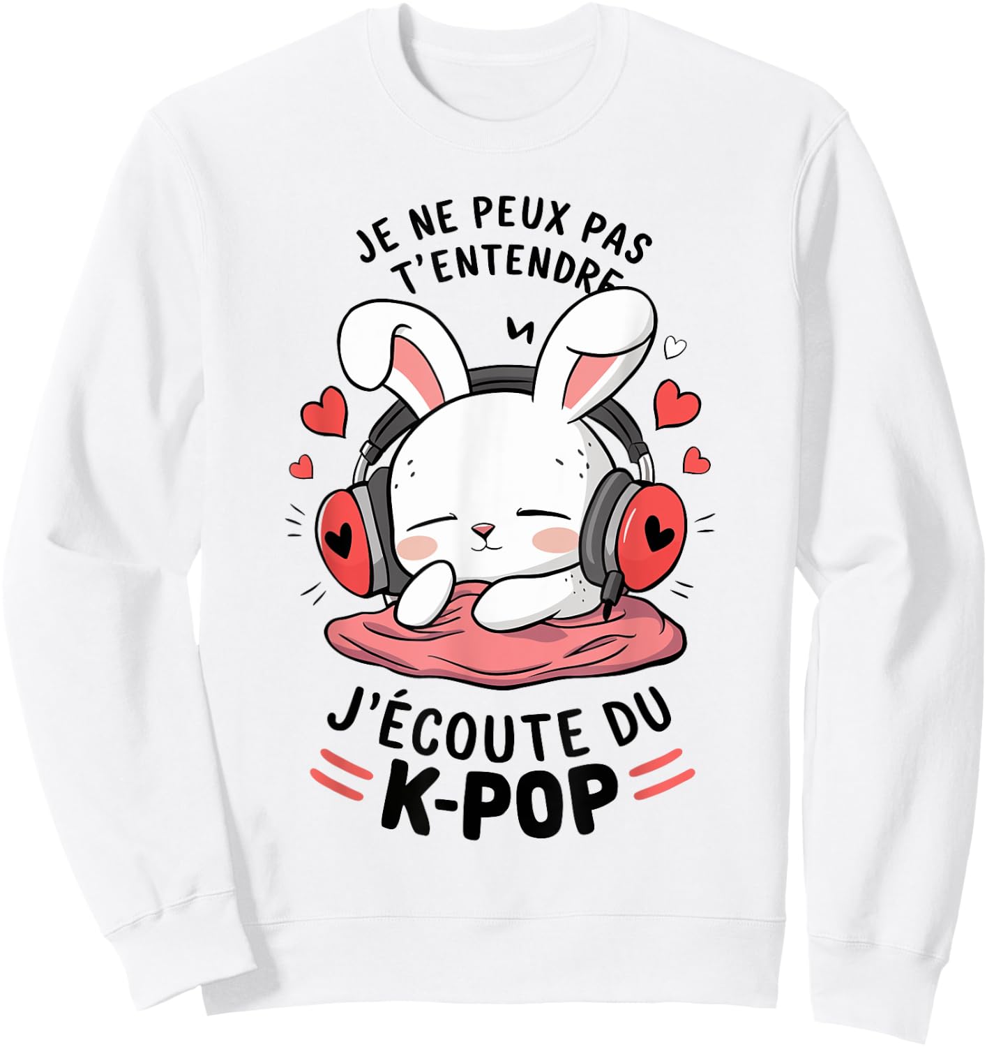 K-Pop | for Girls & Women Gifts K-Pop , white, S Sweatshirt - Sweatshirt | White