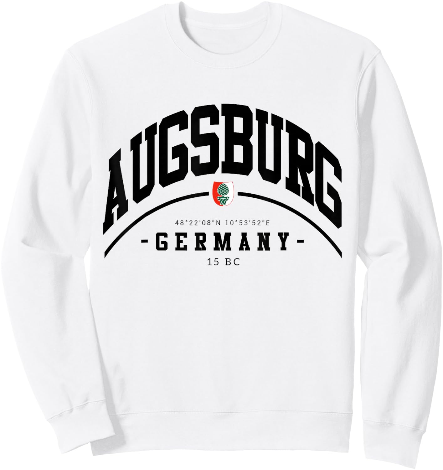 Augsburg Reise nach Augsburg Heimat Deutschland Augsburg Sweatshirt - Sweatshirt | White