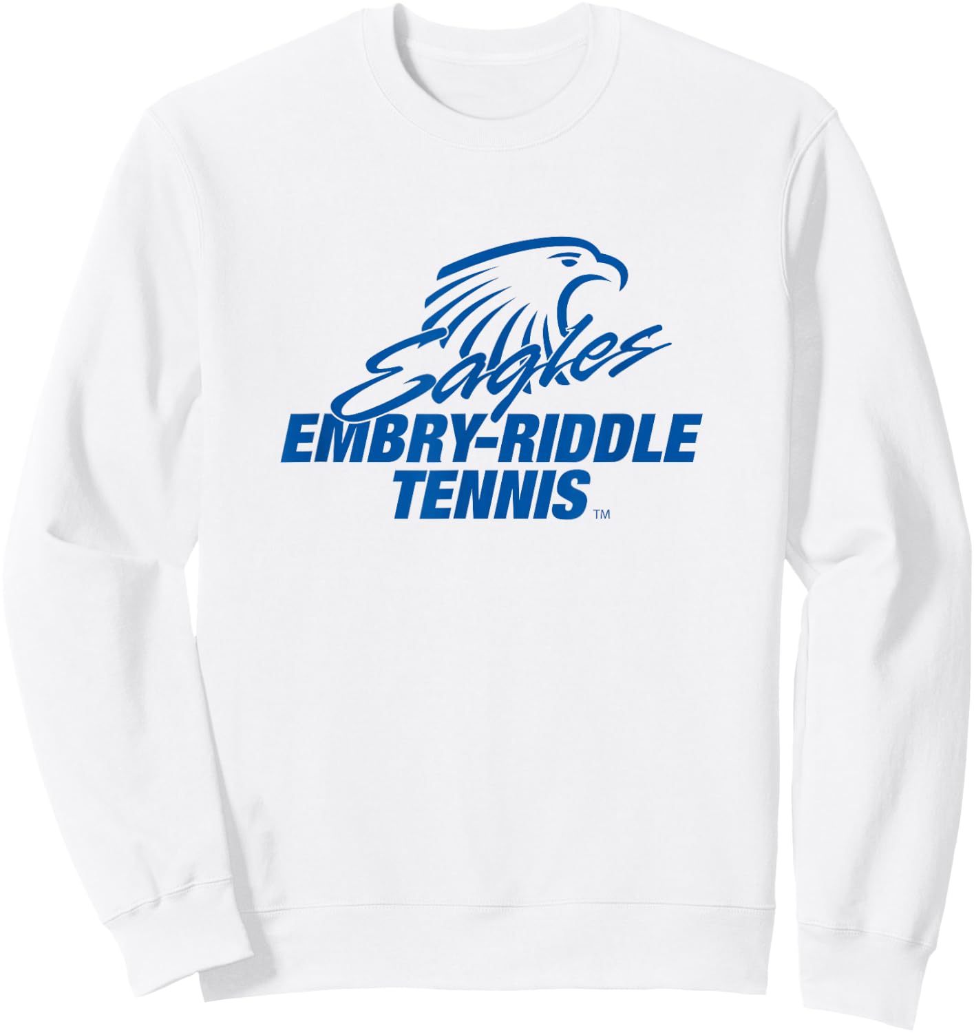 Embry-Riddle Aeronautical Eagles Tennis Sports Fan Sweatshirt - Sweatshirt | White