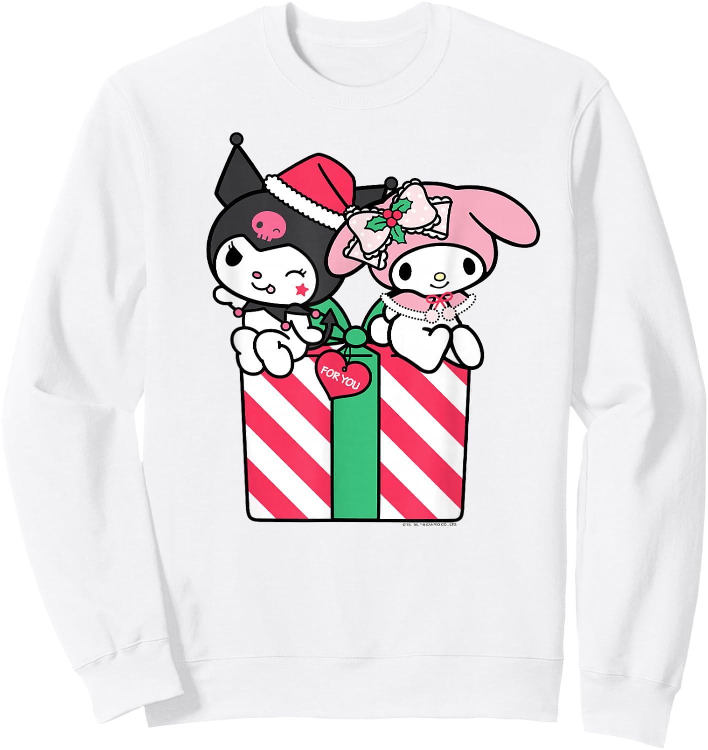 My Melody and Kuromi Shirt Sweatshirt - Sweatshirt | White