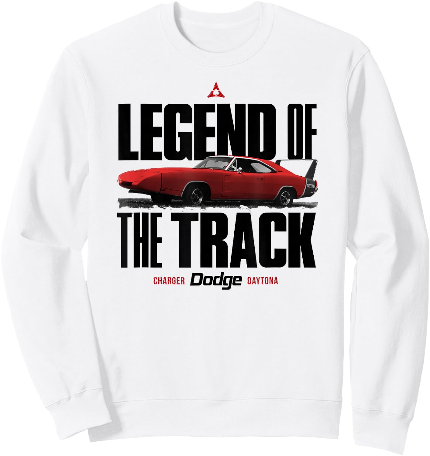 The Legend of the Track of the Dodge Charger Daytona , white, S Sweatshirt - Sweatshirt | White