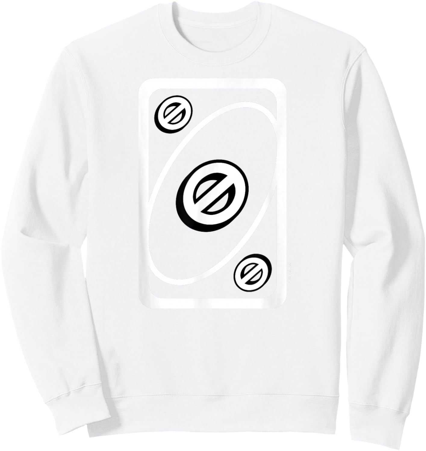 UNO - Yellow Skip Card , yellow Sweatshirt - Sweatshirt | White