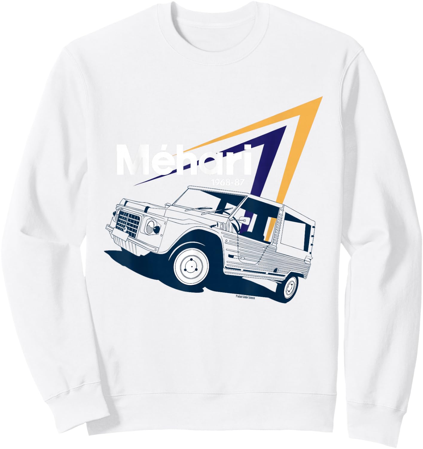Citroën Méhari Retro Utility Vehicle Iconic Sweatshirt - Sweatshirt | White