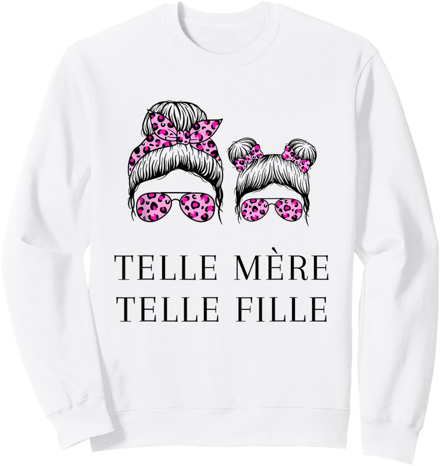 Telle mère Telle fille Maman Bonne fête des mères , white, S Sweatshirt - Sweatshirt | White