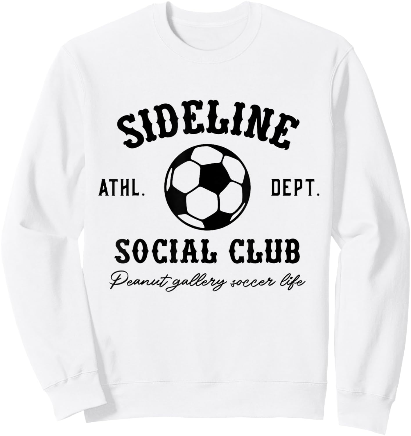 Sideline Social Club Soccer Matching Soccer Family Sweatshirt - Sweatshirt | White