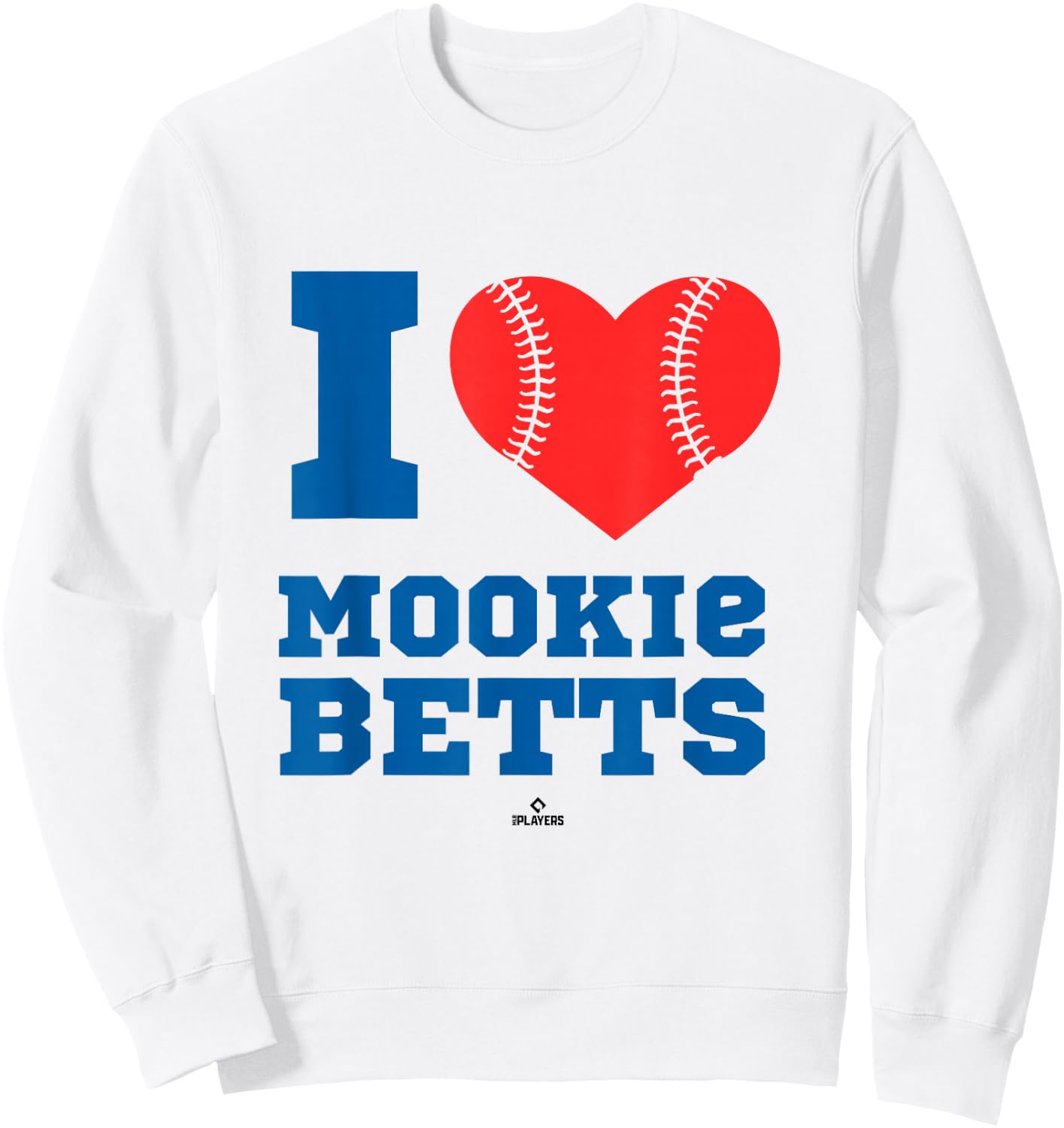 Mookie Betts | Los Angeles Baseball Merch | MLBMBE6001 Sweatshirt - Sweatshirt | White