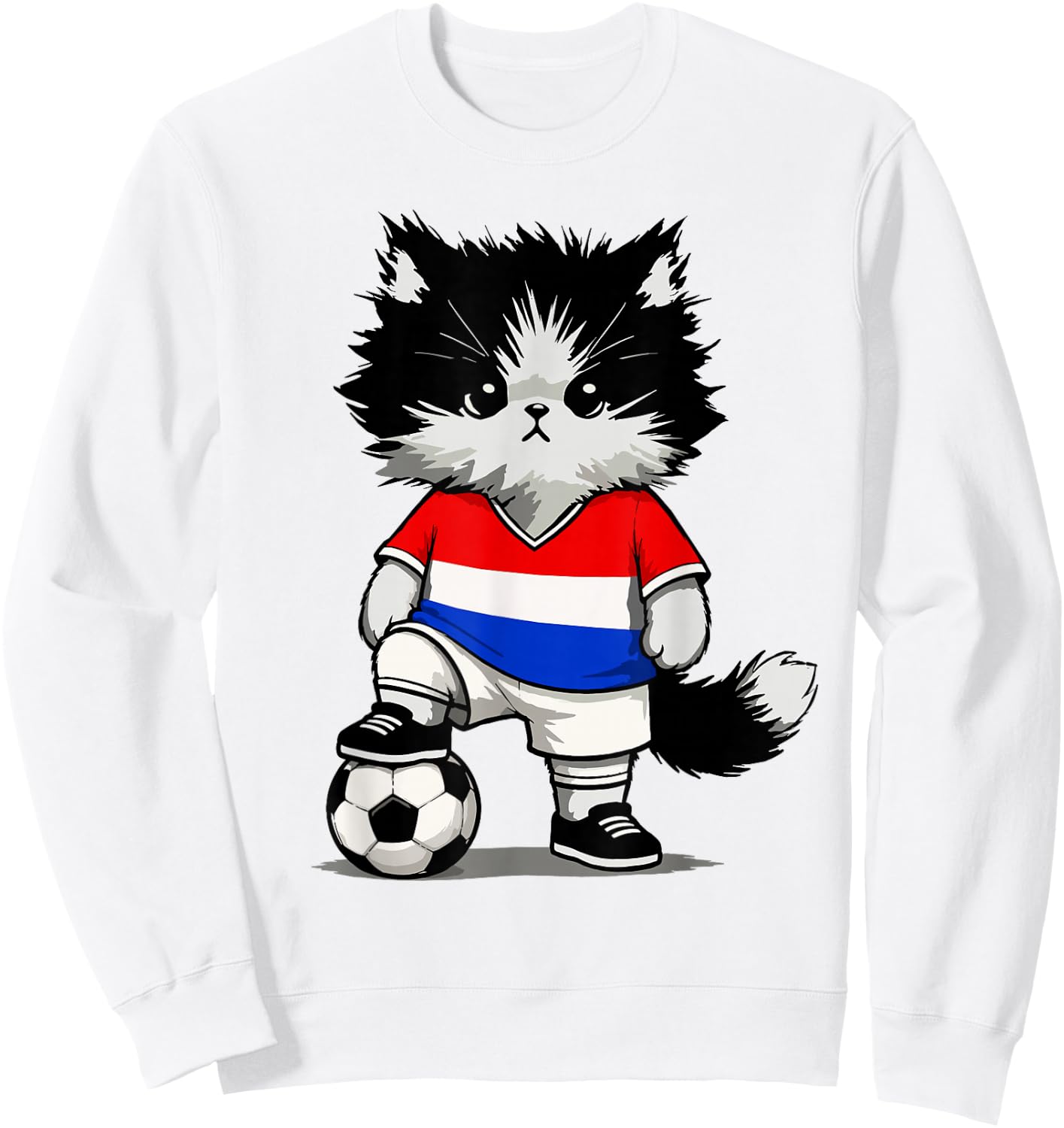 Dutch Flag Men Women Kids Netherlands Sweatshirt - Sweatshirt | White