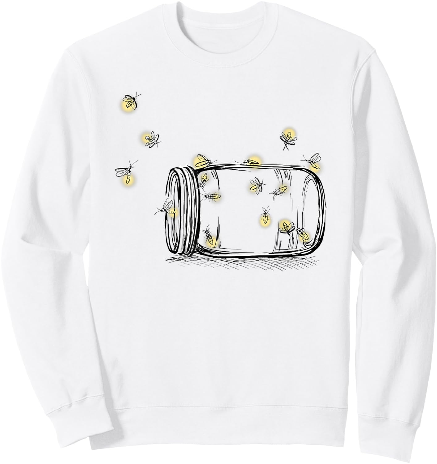 Summer Fireflies Sweatshirt - Sweatshirt | White