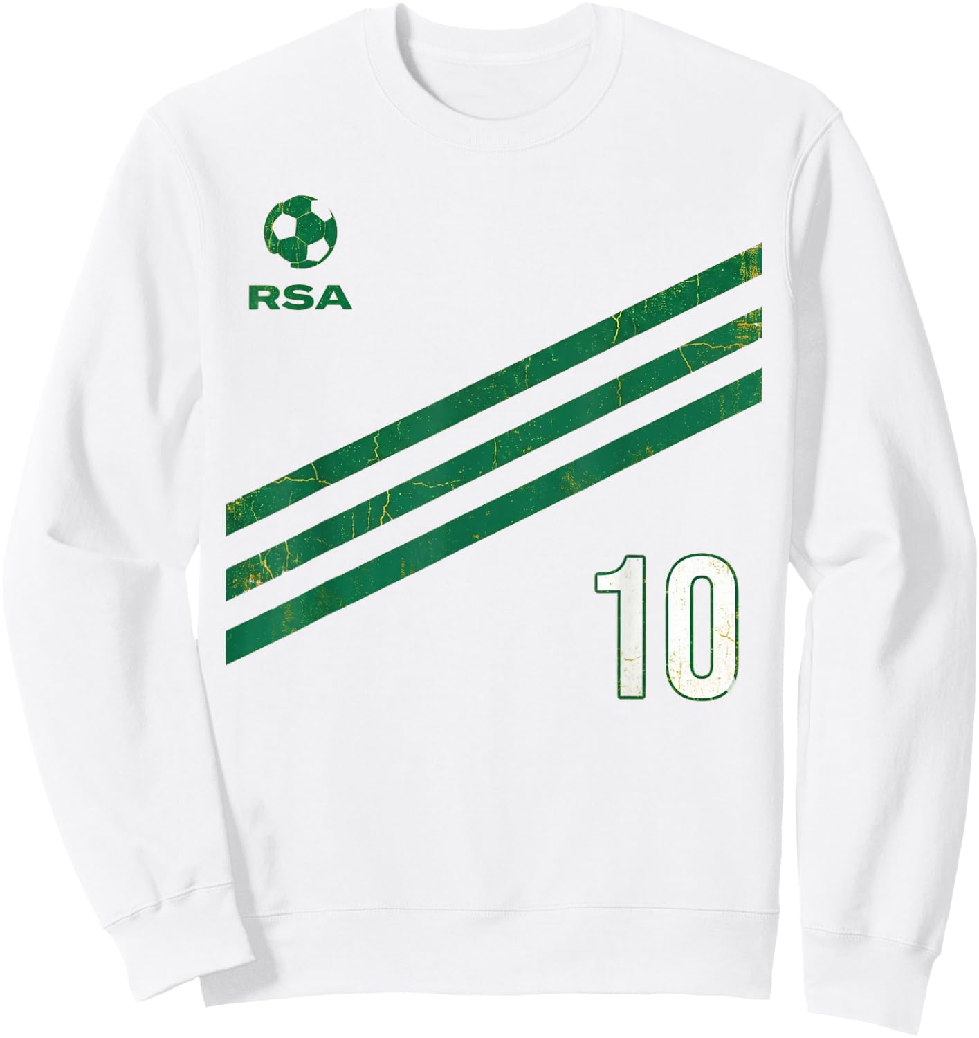 South Africa Retro Vintage Jersey Capetown African Sweatshirt - Sweatshirt | White