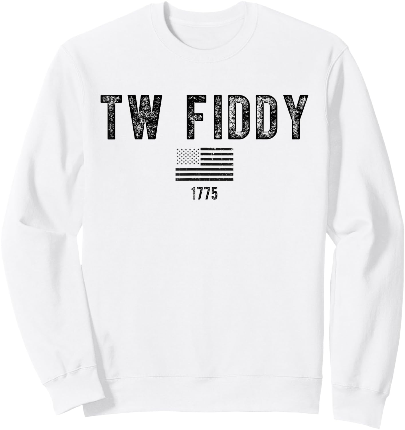 Two Fiddy 2 Fiddy 250th Anniversary 4th of July Patriotic Sweatshirt - Sweatshirt | White