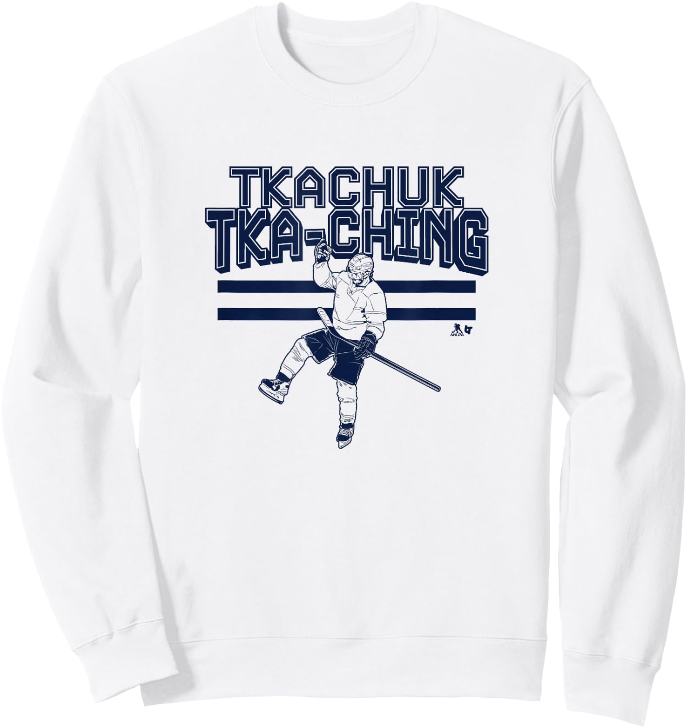 Matthew Tkachuk - TKA-Ching - Florida Hockey Sweatshirt - Sweatshirt | White