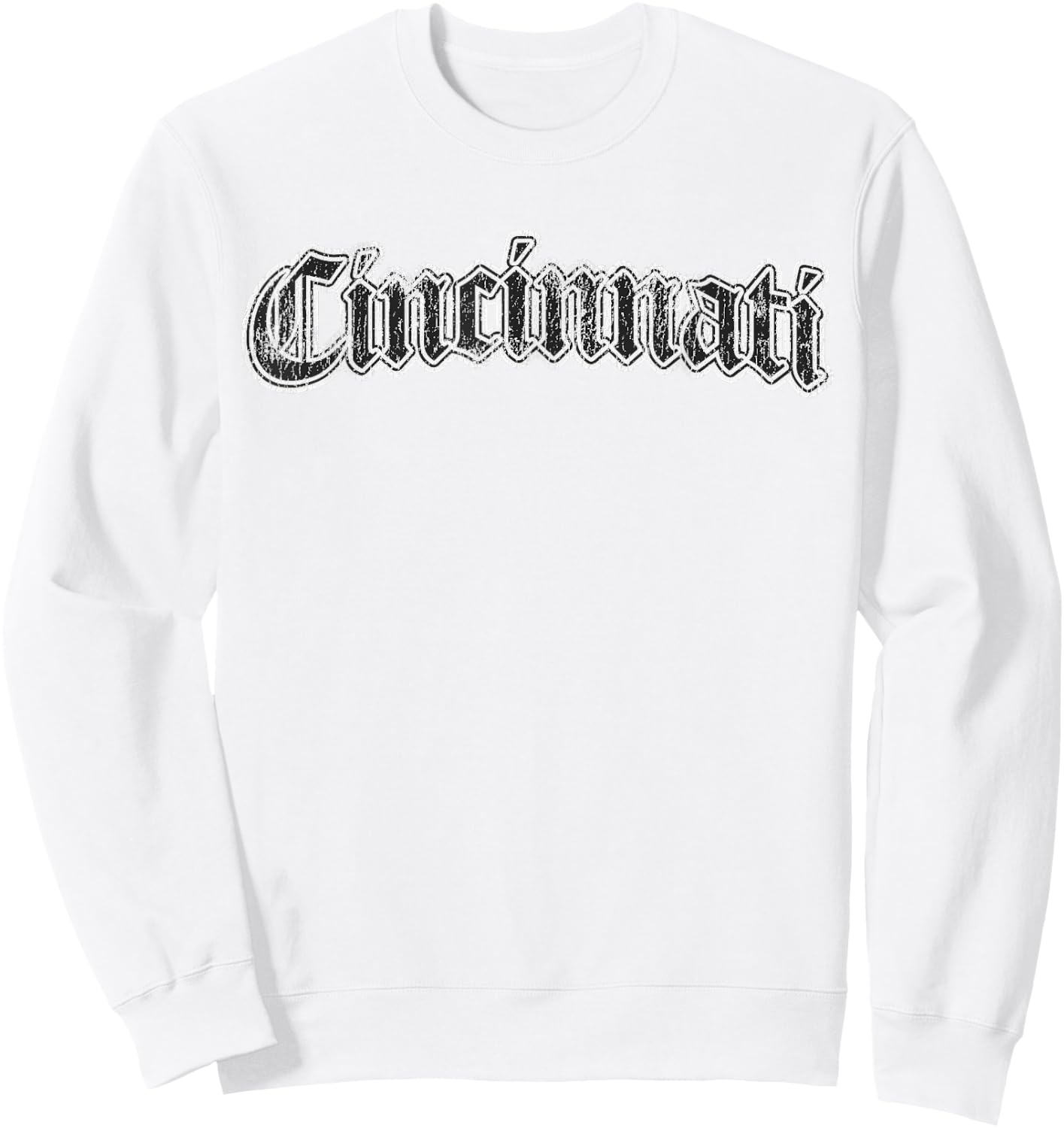 Retro Cincinnati Souvenir Sweatshirt - Sweatshirt | White